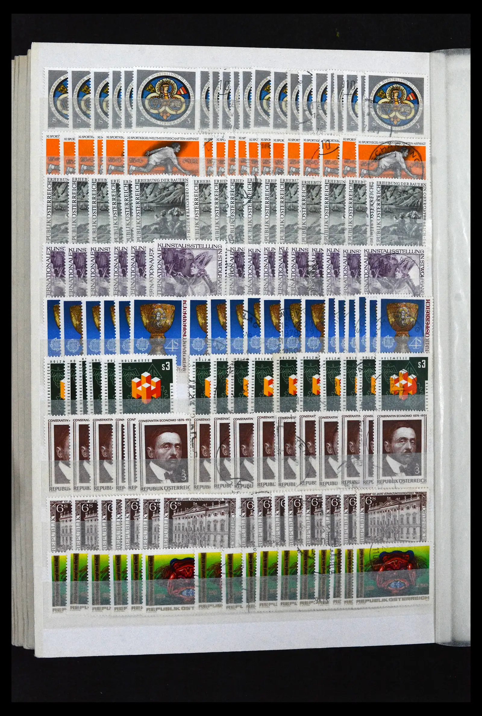 41939 0036 - Postzegelverzameling 41939 Oostenrijk voorraad 1965-2001.