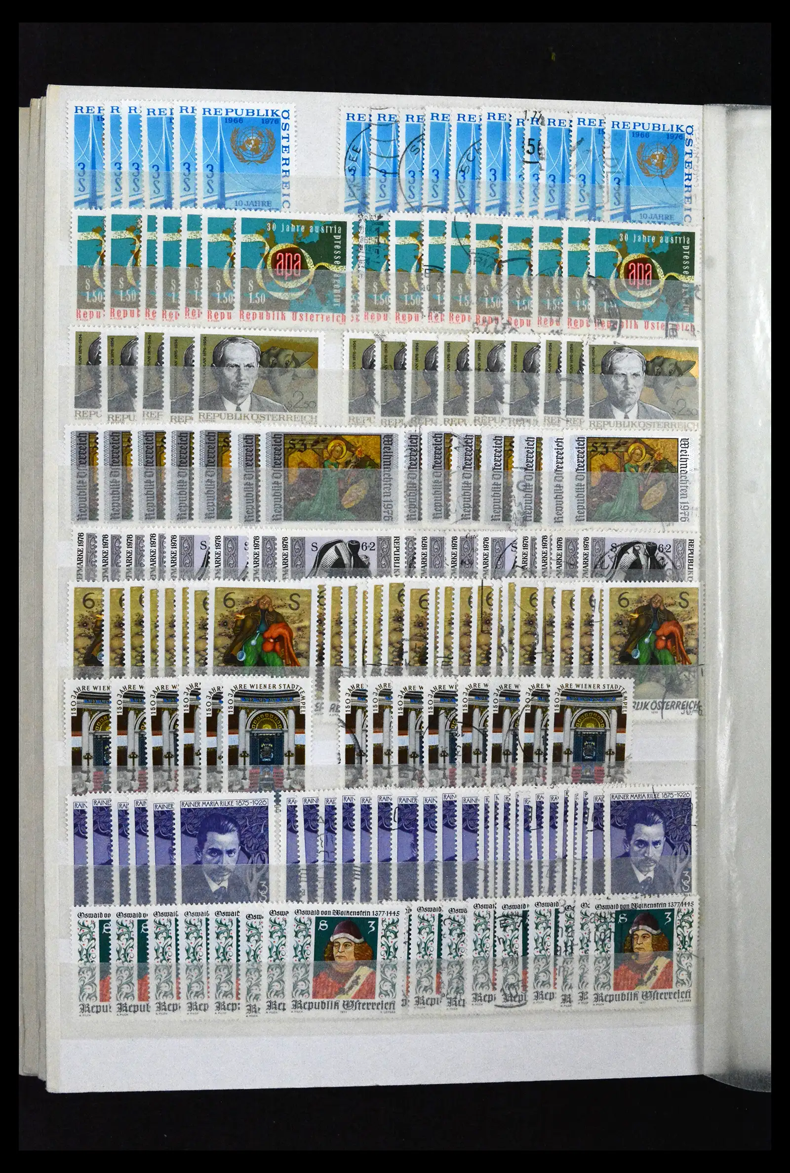 41939 0038 - Postzegelverzameling 41939 Oostenrijk voorraad 1965-2001.