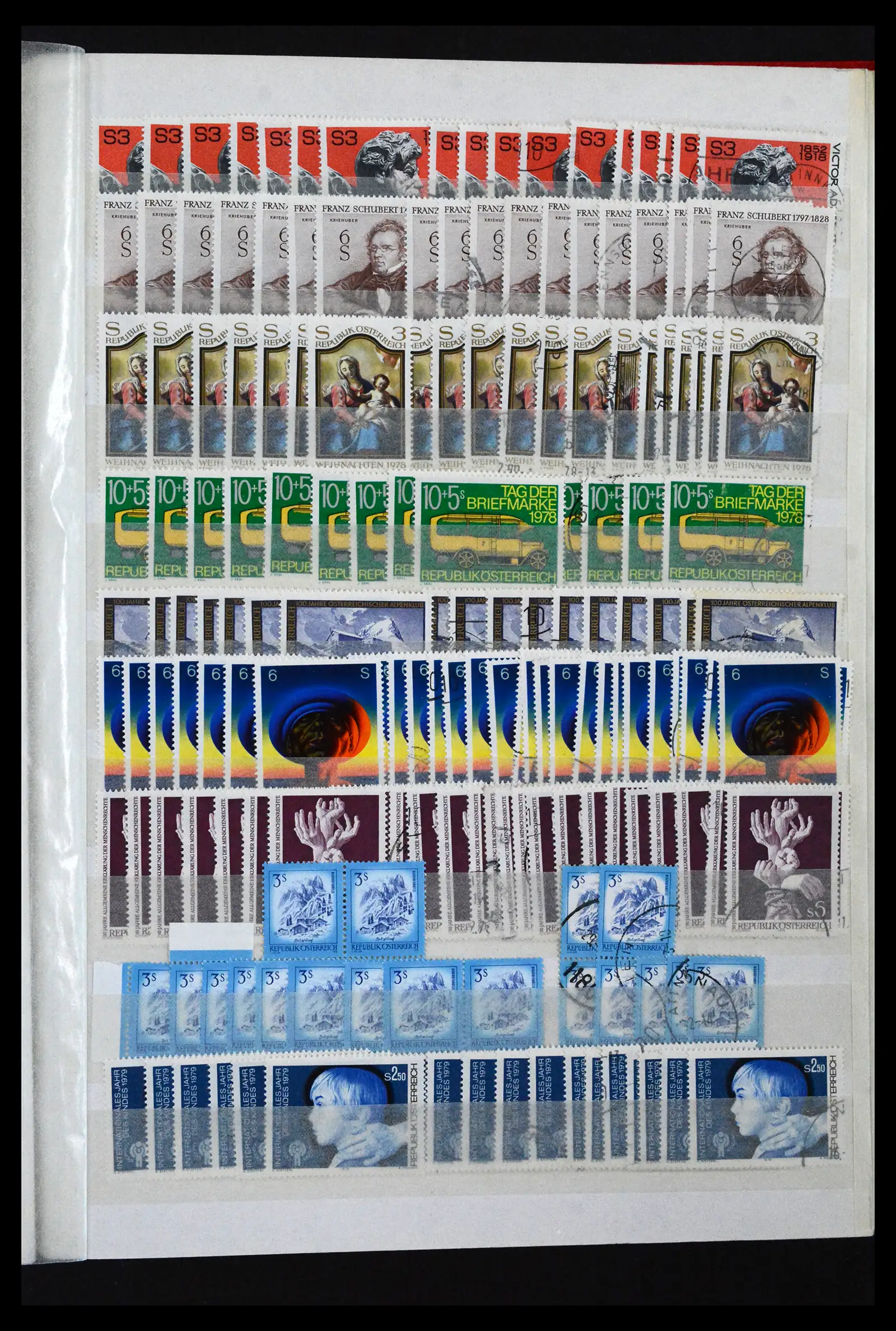 41939 0047 - Postzegelverzameling 41939 Oostenrijk voorraad 1965-2001.