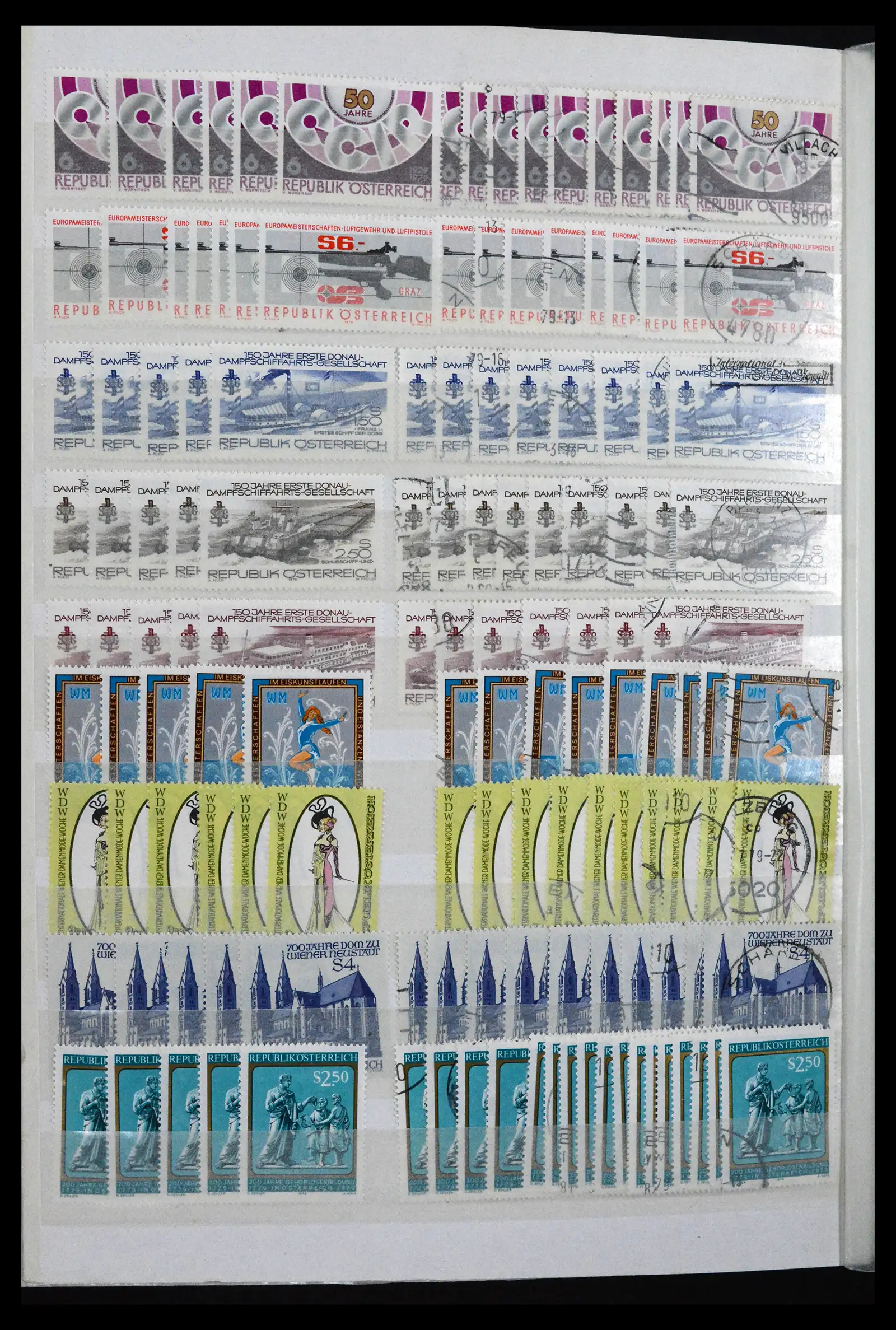 41939 0048 - Postzegelverzameling 41939 Oostenrijk voorraad 1965-2001.