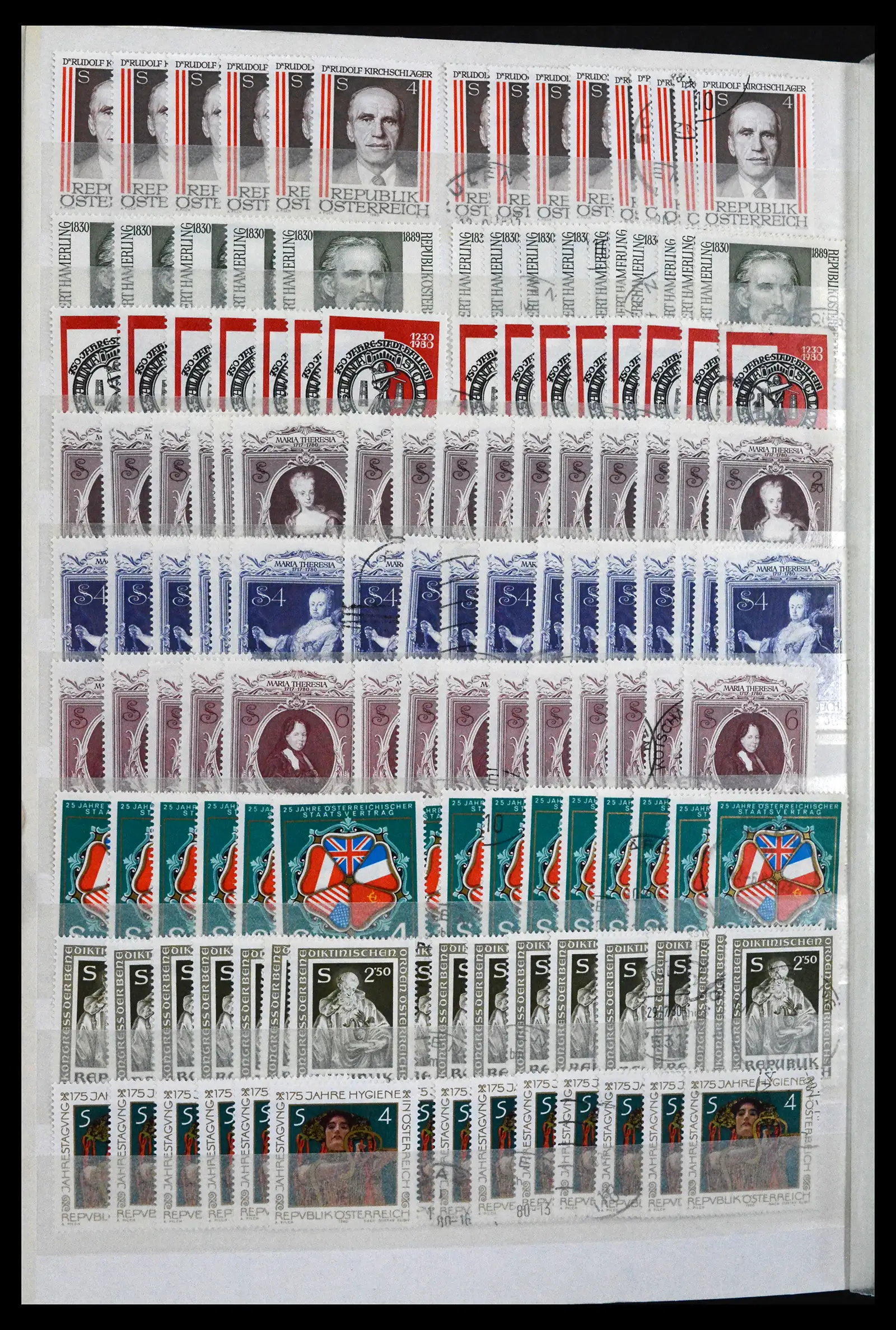 41939 0052 - Postzegelverzameling 41939 Oostenrijk voorraad 1965-2001.