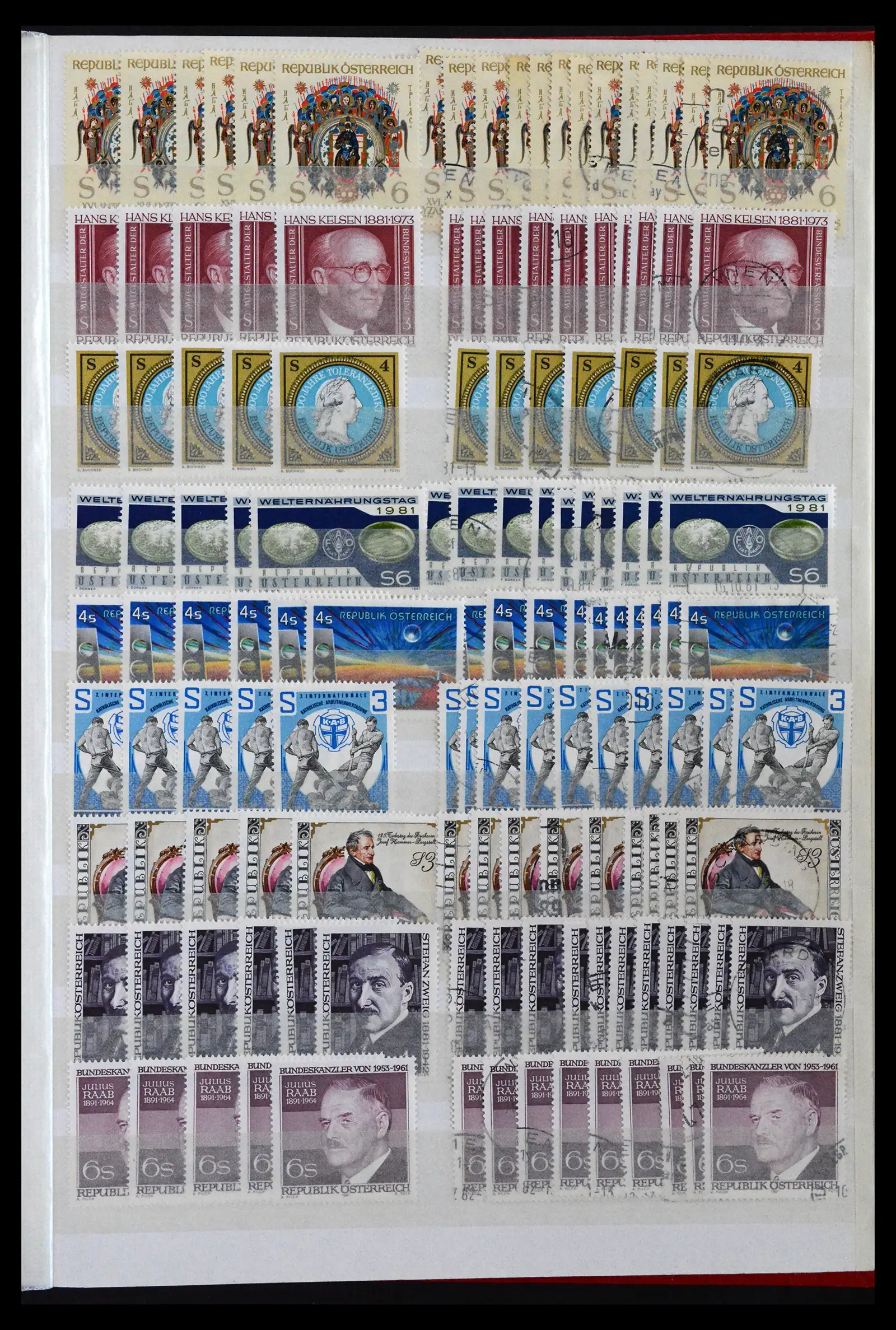 41939 0057 - Postzegelverzameling 41939 Oostenrijk voorraad 1965-2001.