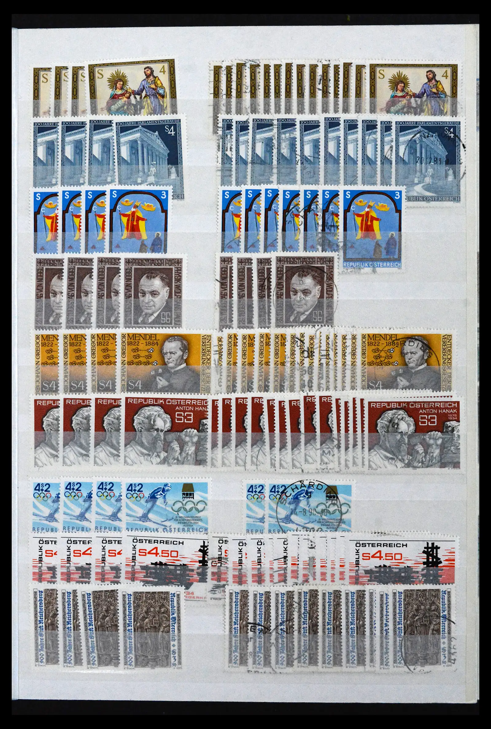 41939 0065 - Postzegelverzameling 41939 Oostenrijk voorraad 1965-2001.