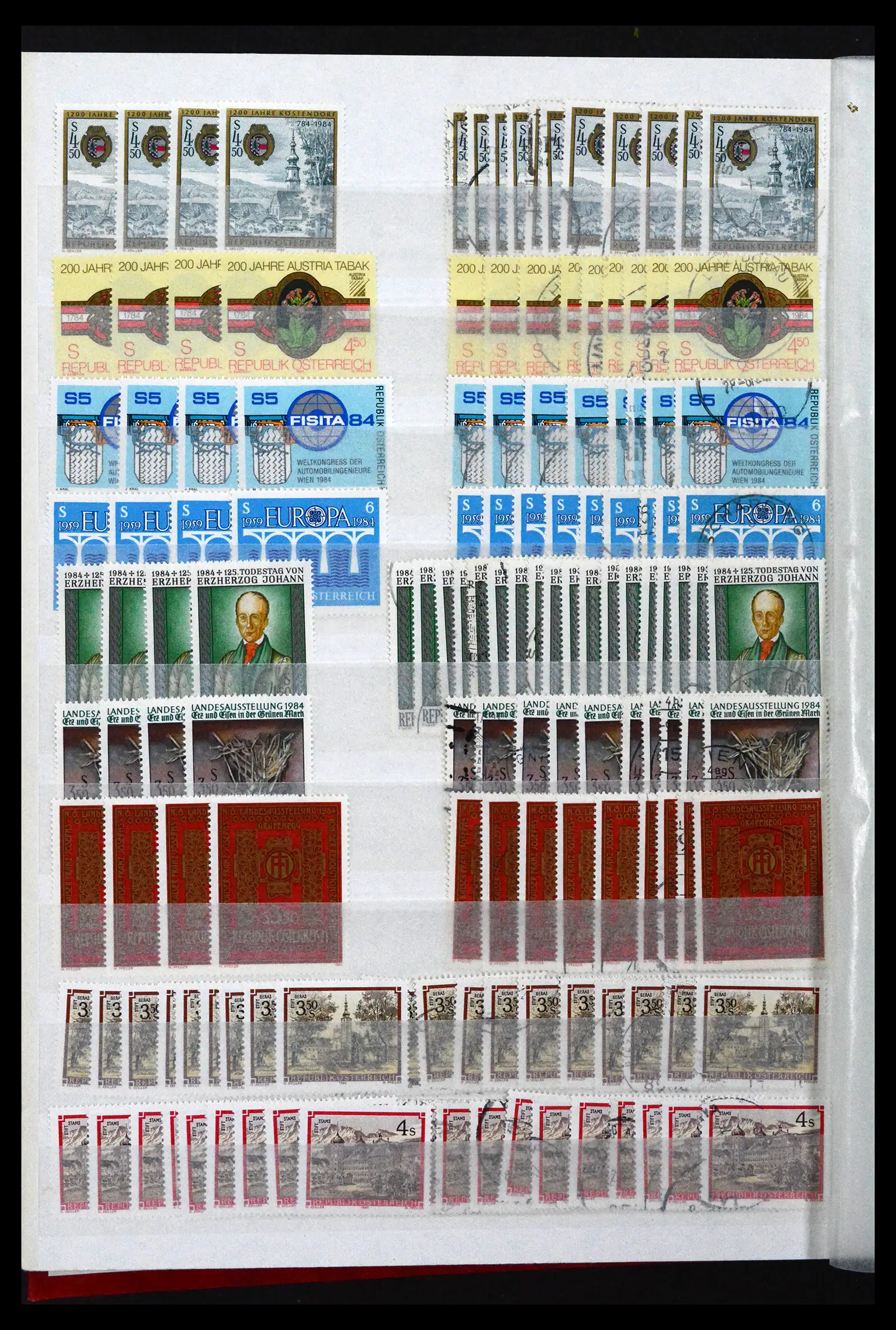 41939 0066 - Postzegelverzameling 41939 Oostenrijk voorraad 1965-2001.