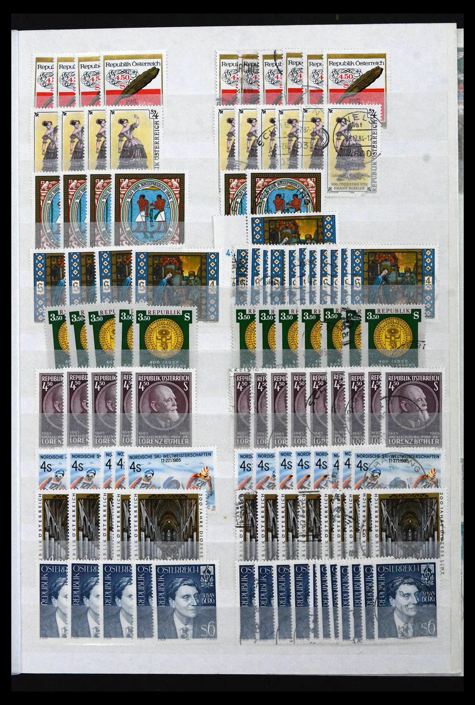 41939 0069 - Postzegelverzameling 41939 Oostenrijk voorraad 1965-2001.