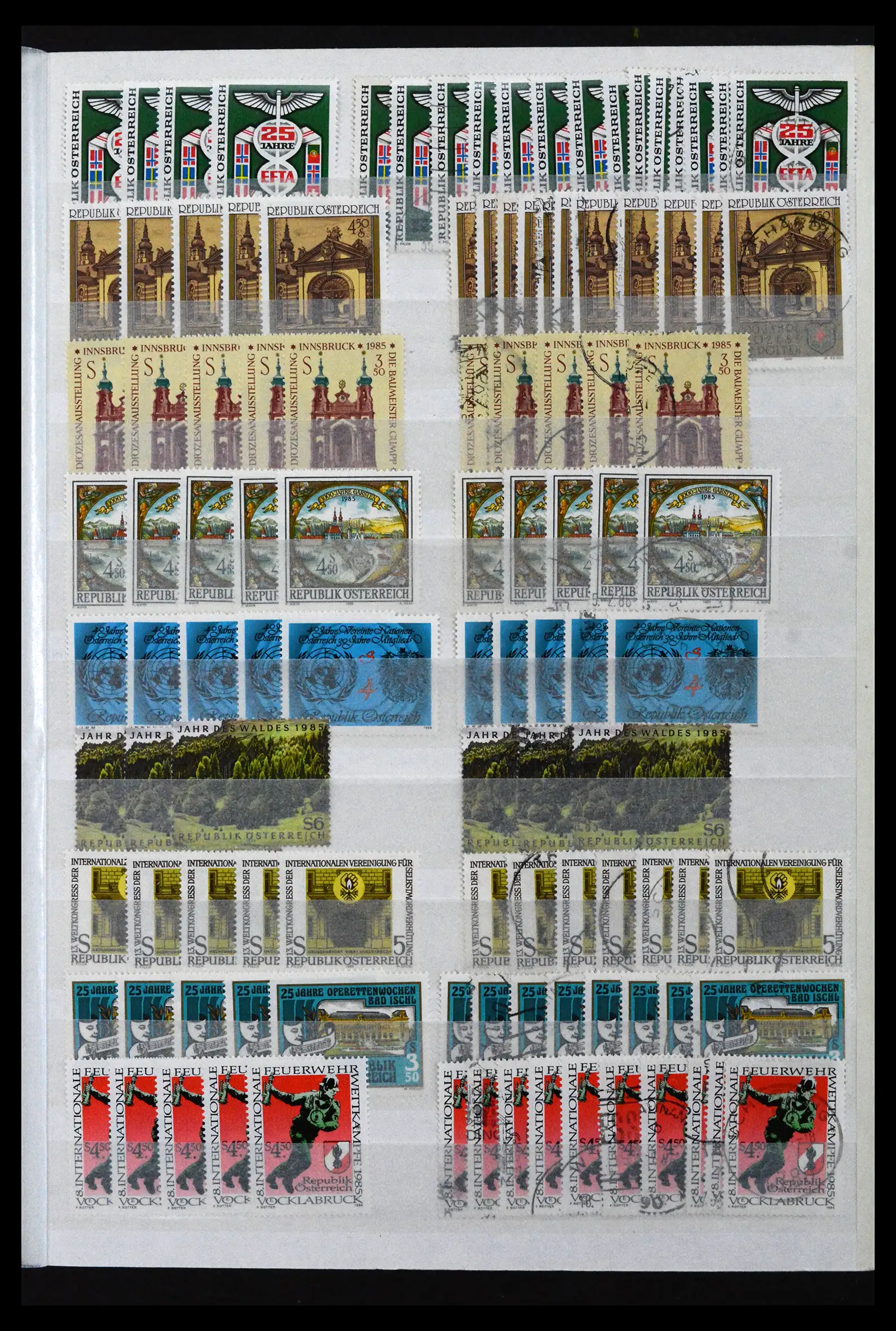 41939 0071 - Postzegelverzameling 41939 Oostenrijk voorraad 1965-2001.