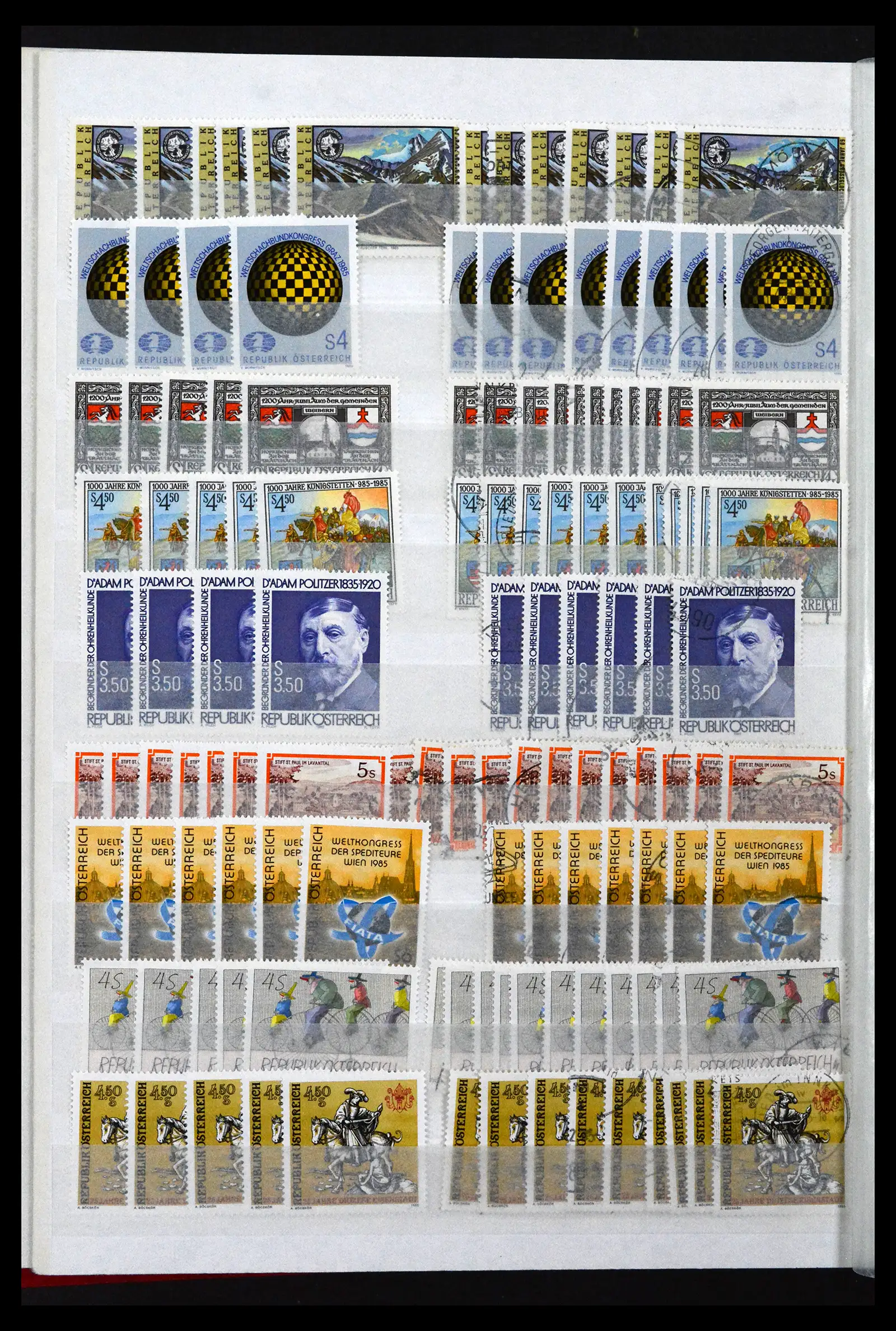 41939 0072 - Postzegelverzameling 41939 Oostenrijk voorraad 1965-2001.