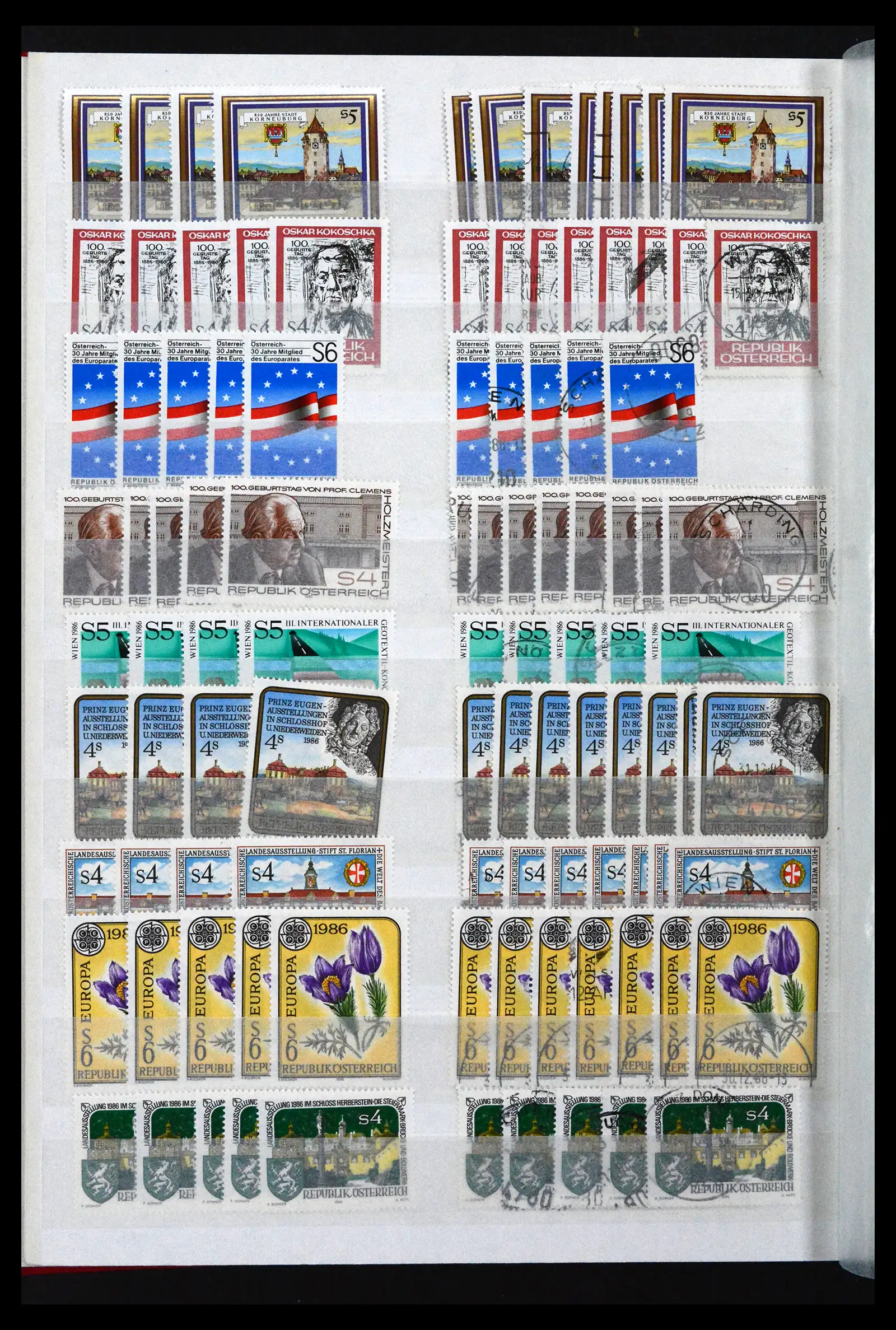 41939 0074 - Postzegelverzameling 41939 Oostenrijk voorraad 1965-2001.