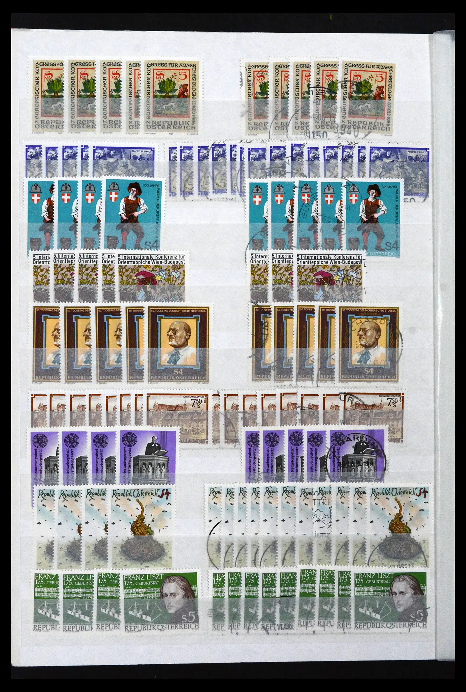 41939 0076 - Postzegelverzameling 41939 Oostenrijk voorraad 1965-2001.