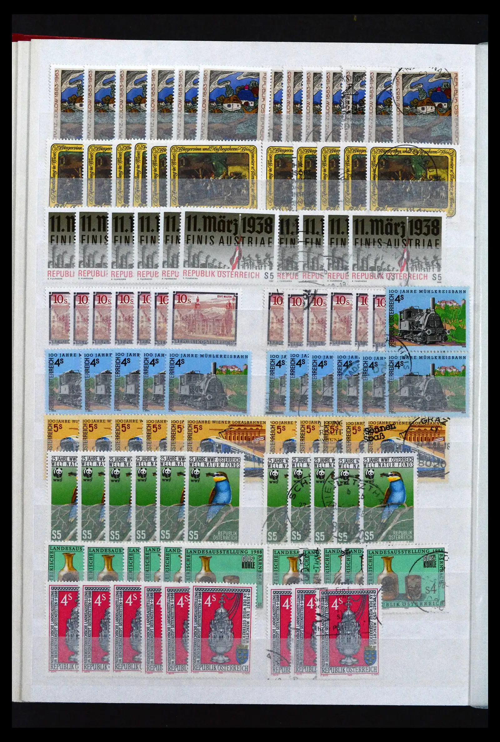 41939 0082 - Postzegelverzameling 41939 Oostenrijk voorraad 1965-2001.