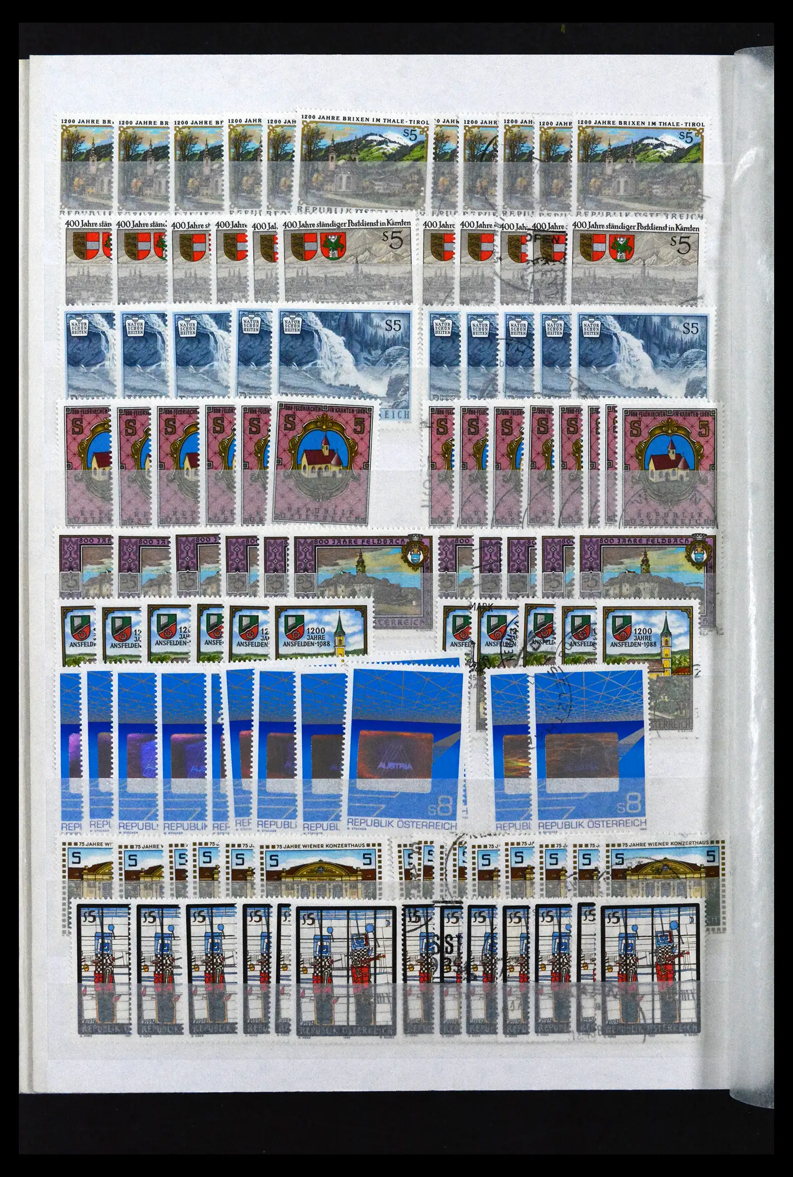 41939 0084 - Postzegelverzameling 41939 Oostenrijk voorraad 1965-2001.