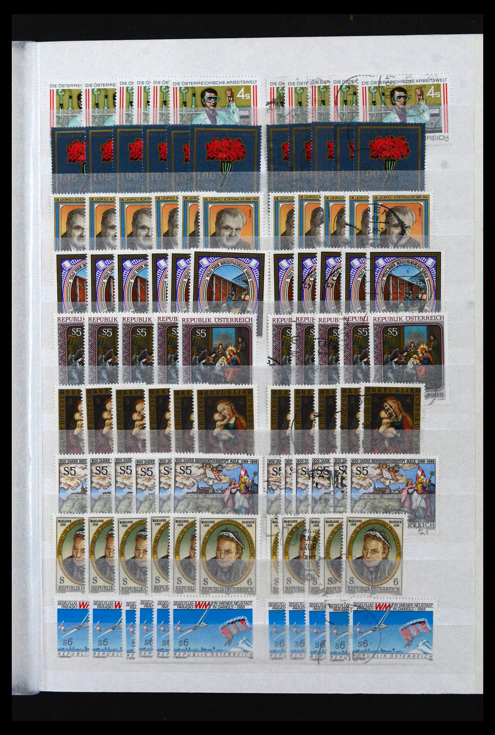 41939 0085 - Postzegelverzameling 41939 Oostenrijk voorraad 1965-2001.