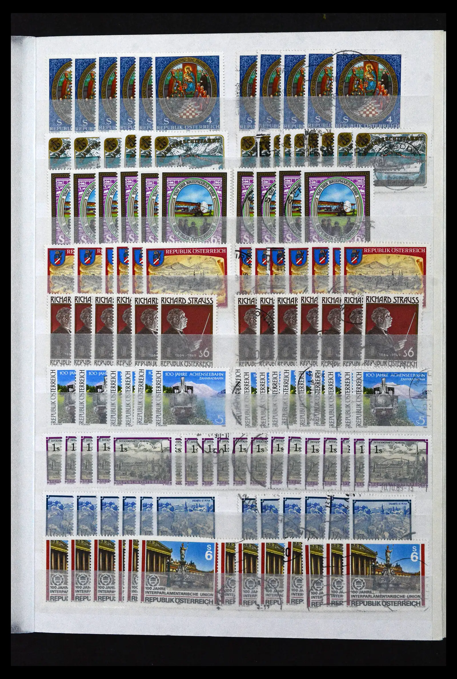 41939 0087 - Postzegelverzameling 41939 Oostenrijk voorraad 1965-2001.