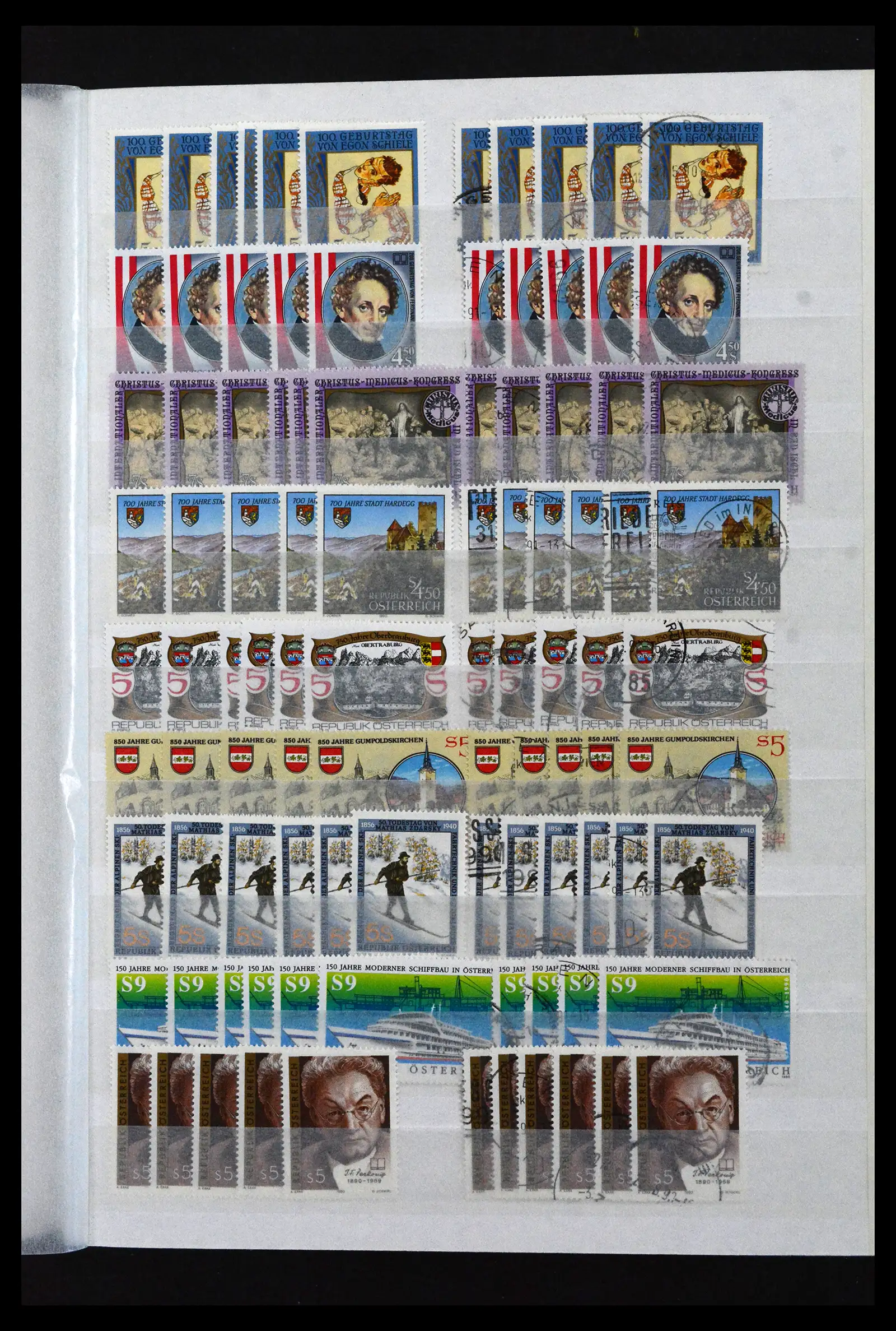 41939 0091 - Postzegelverzameling 41939 Oostenrijk voorraad 1965-2001.
