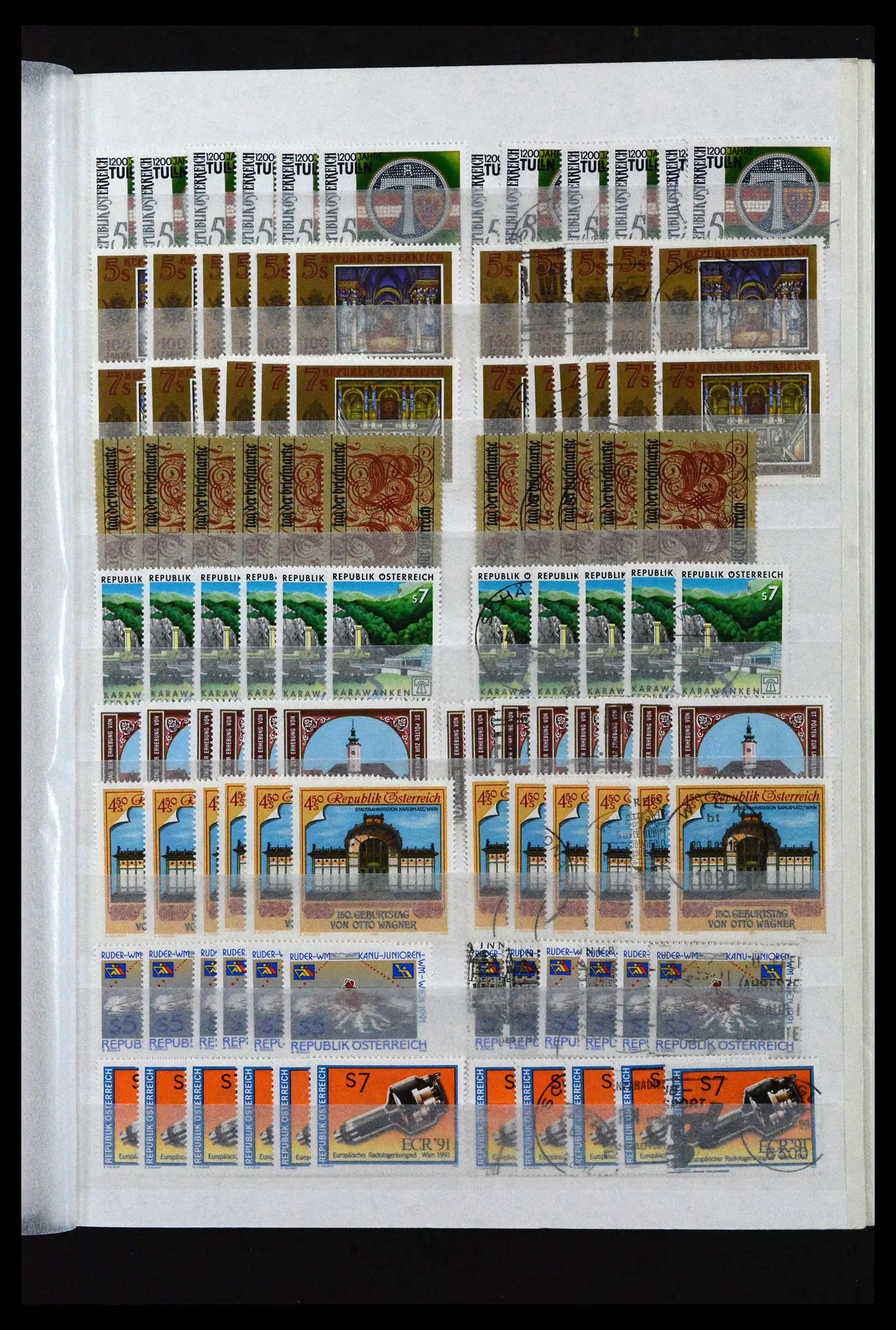 41939 0095 - Postzegelverzameling 41939 Oostenrijk voorraad 1965-2001.