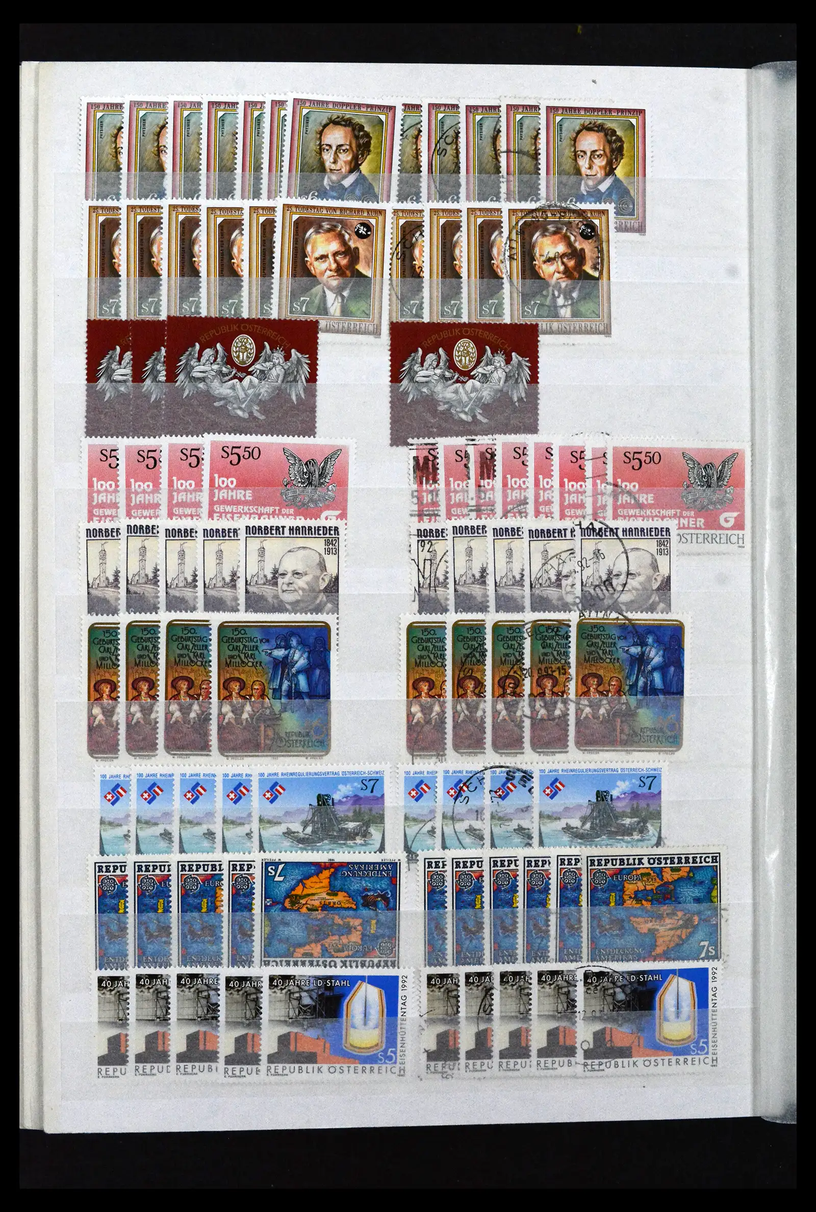 41939 0098 - Postzegelverzameling 41939 Oostenrijk voorraad 1965-2001.