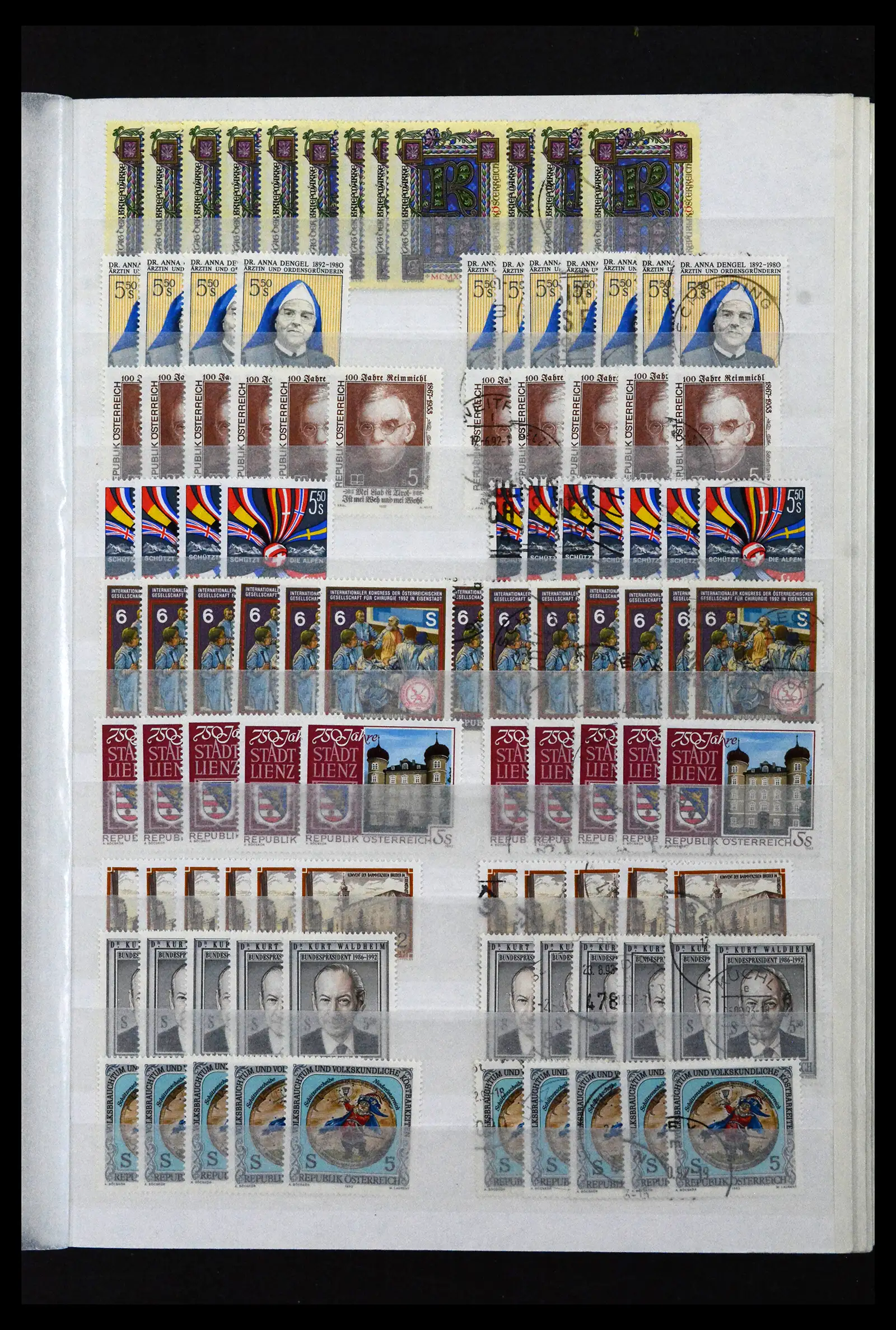 41939 0099 - Postzegelverzameling 41939 Oostenrijk voorraad 1965-2001.