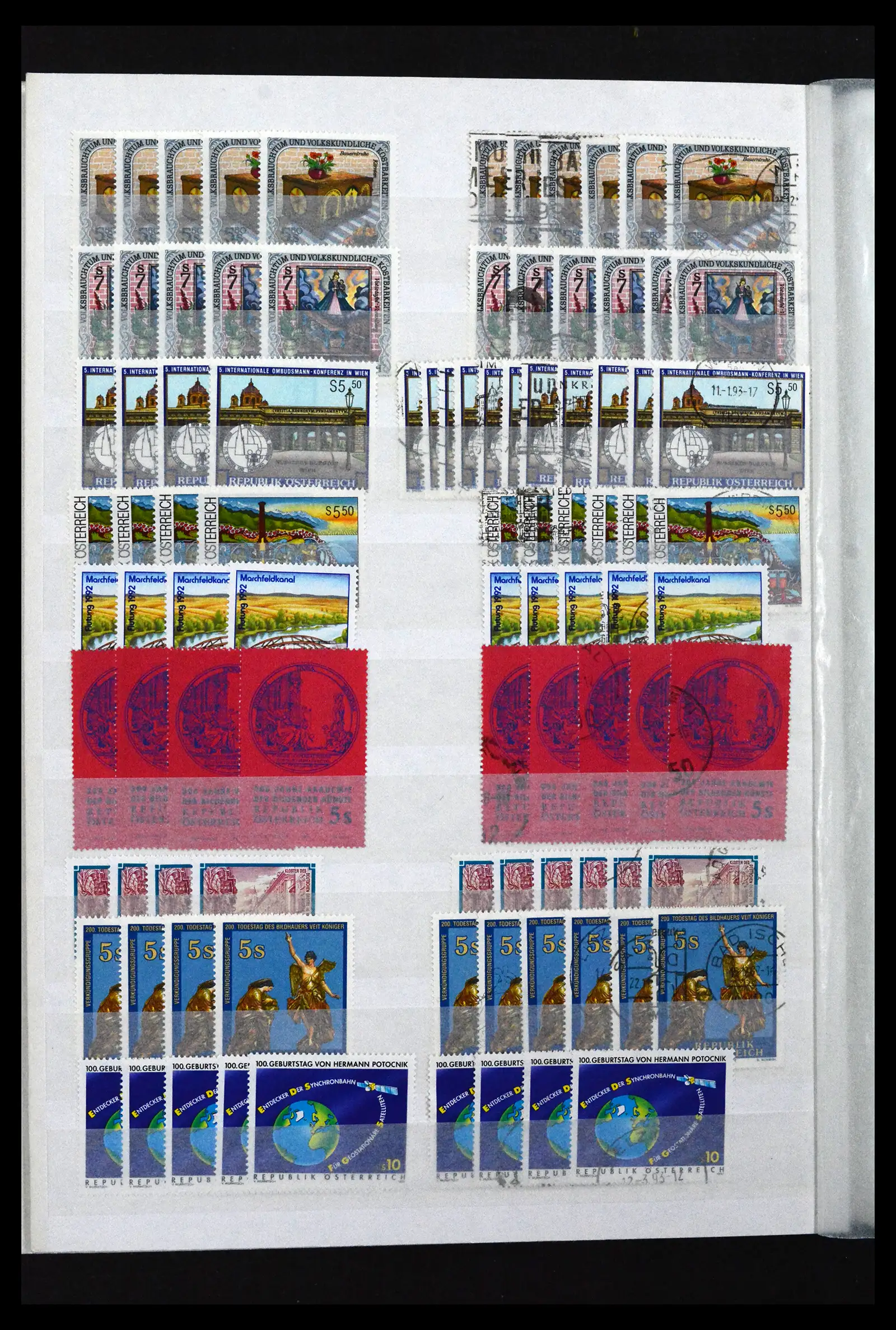 41939 0100 - Postzegelverzameling 41939 Oostenrijk voorraad 1965-2001.