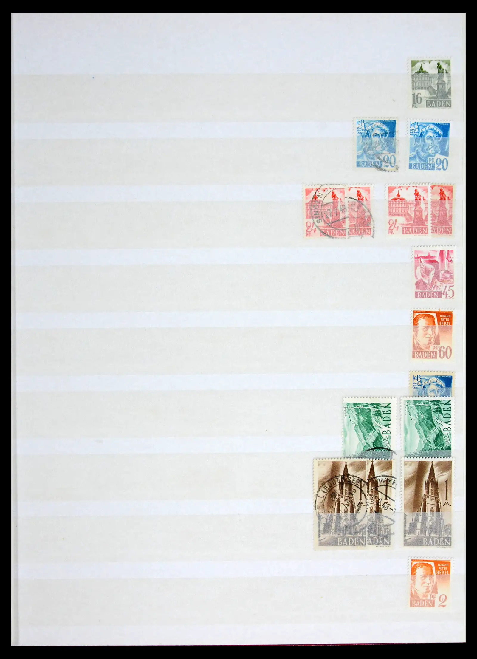 41943 0003 - Postzegelverzameling 41943 Duitsland Franse Zone 1945-1949.