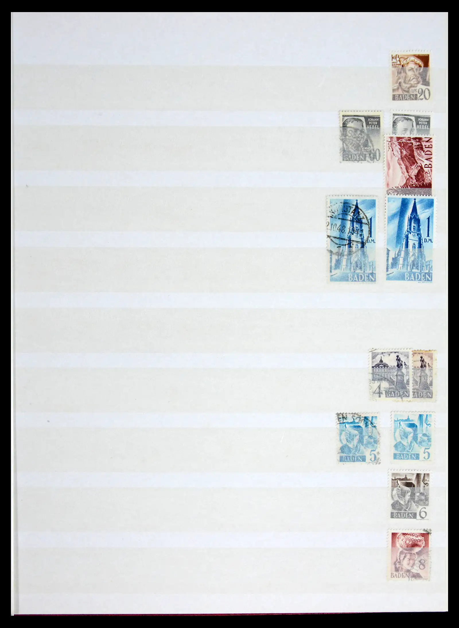 41943 0005 - Postzegelverzameling 41943 Duitsland Franse Zone 1945-1949.