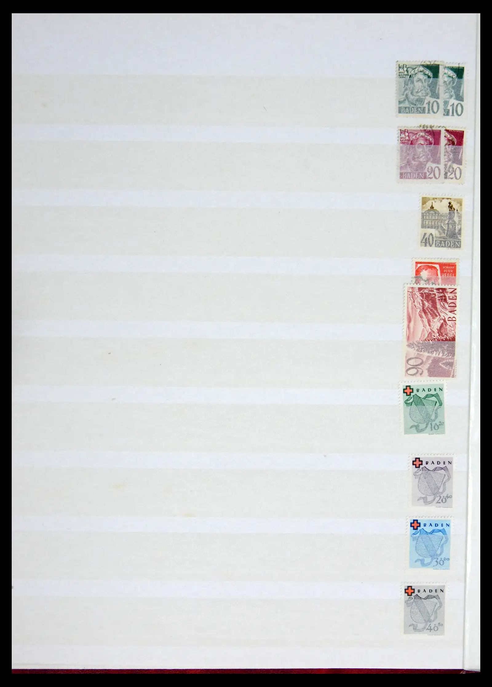 41943 0006 - Postzegelverzameling 41943 Duitsland Franse Zone 1945-1949.