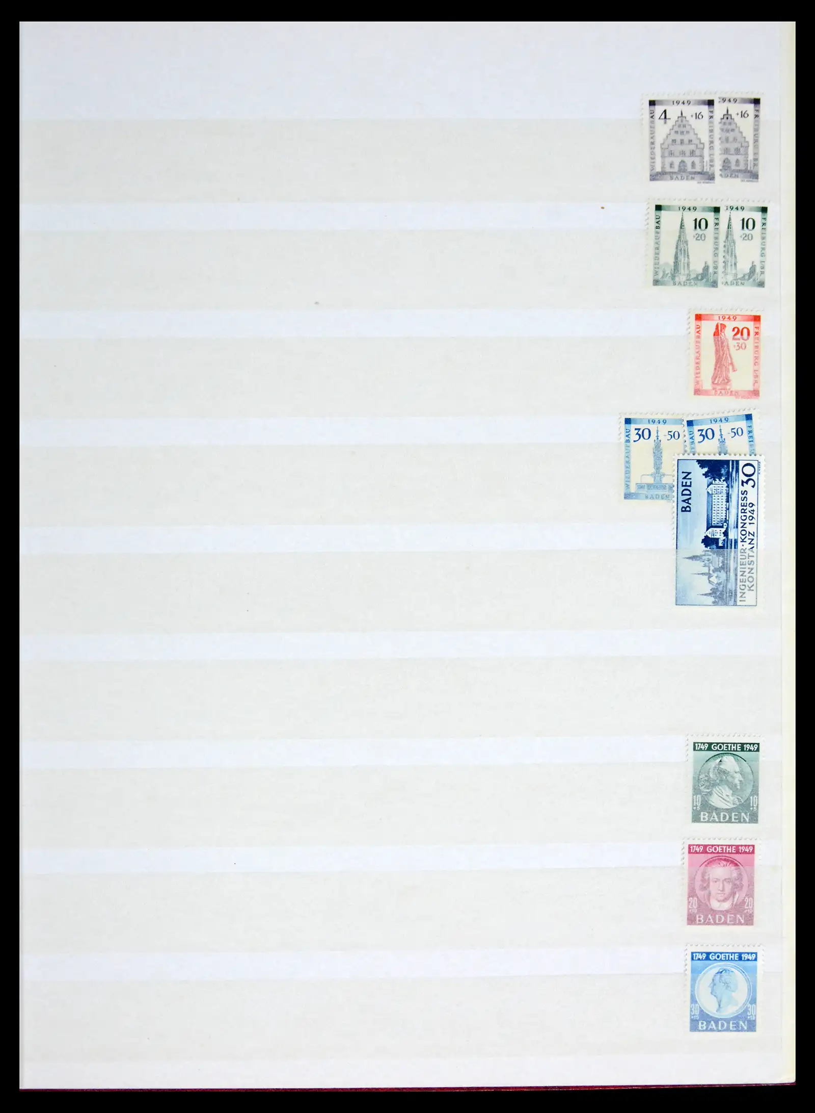 41943 0007 - Postzegelverzameling 41943 Duitsland Franse Zone 1945-1949.