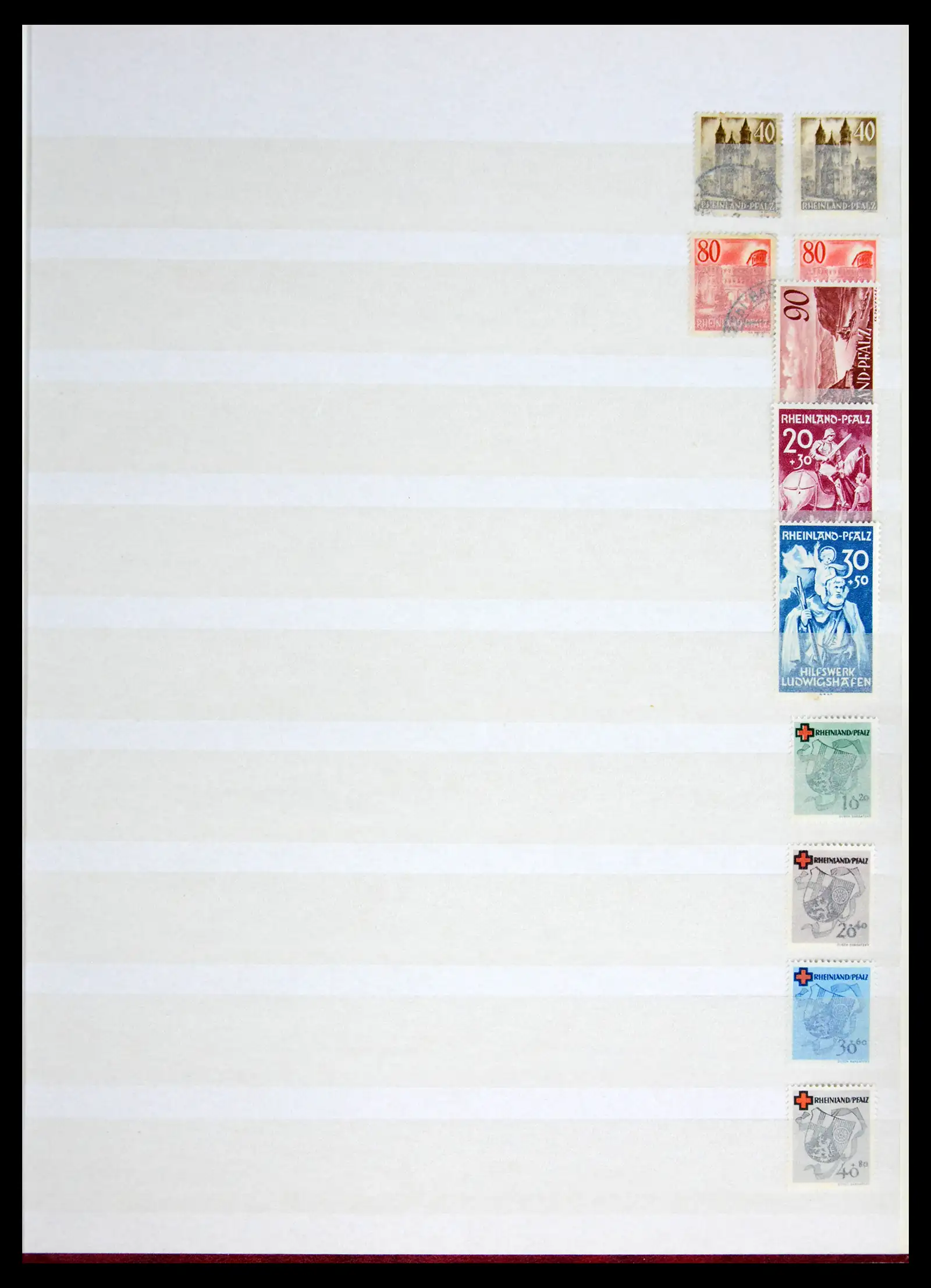 41943 0013 - Postzegelverzameling 41943 Duitsland Franse Zone 1945-1949.