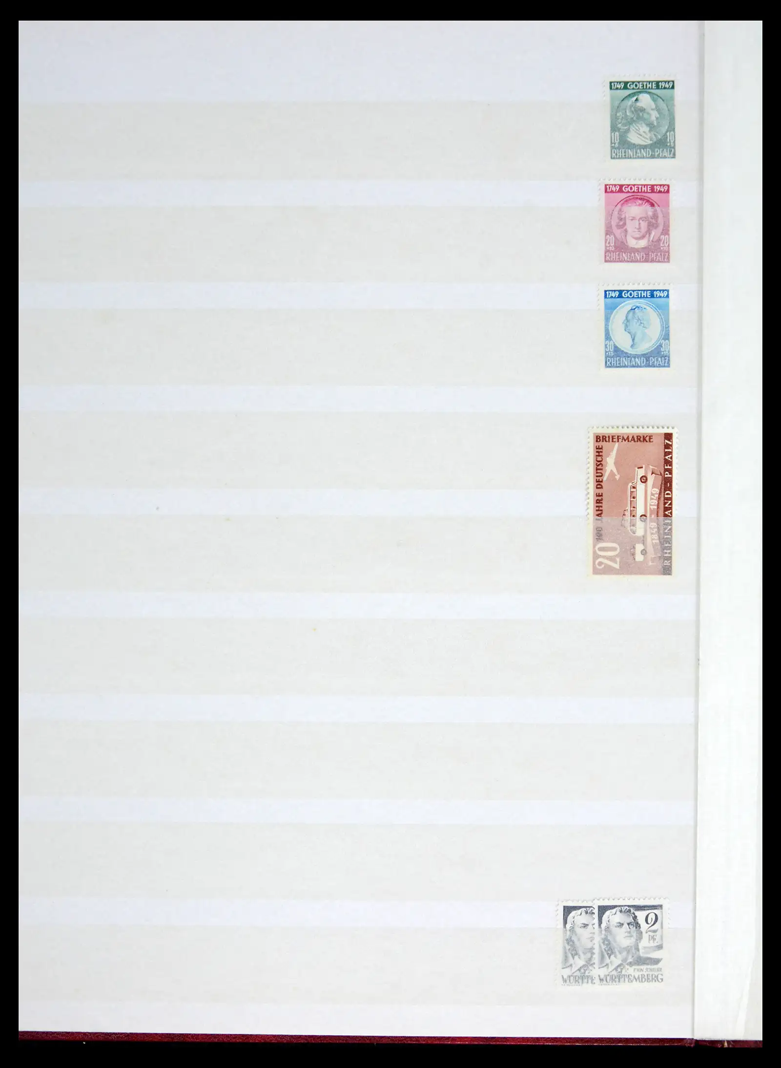 41943 0014 - Postzegelverzameling 41943 Duitsland Franse Zone 1945-1949.