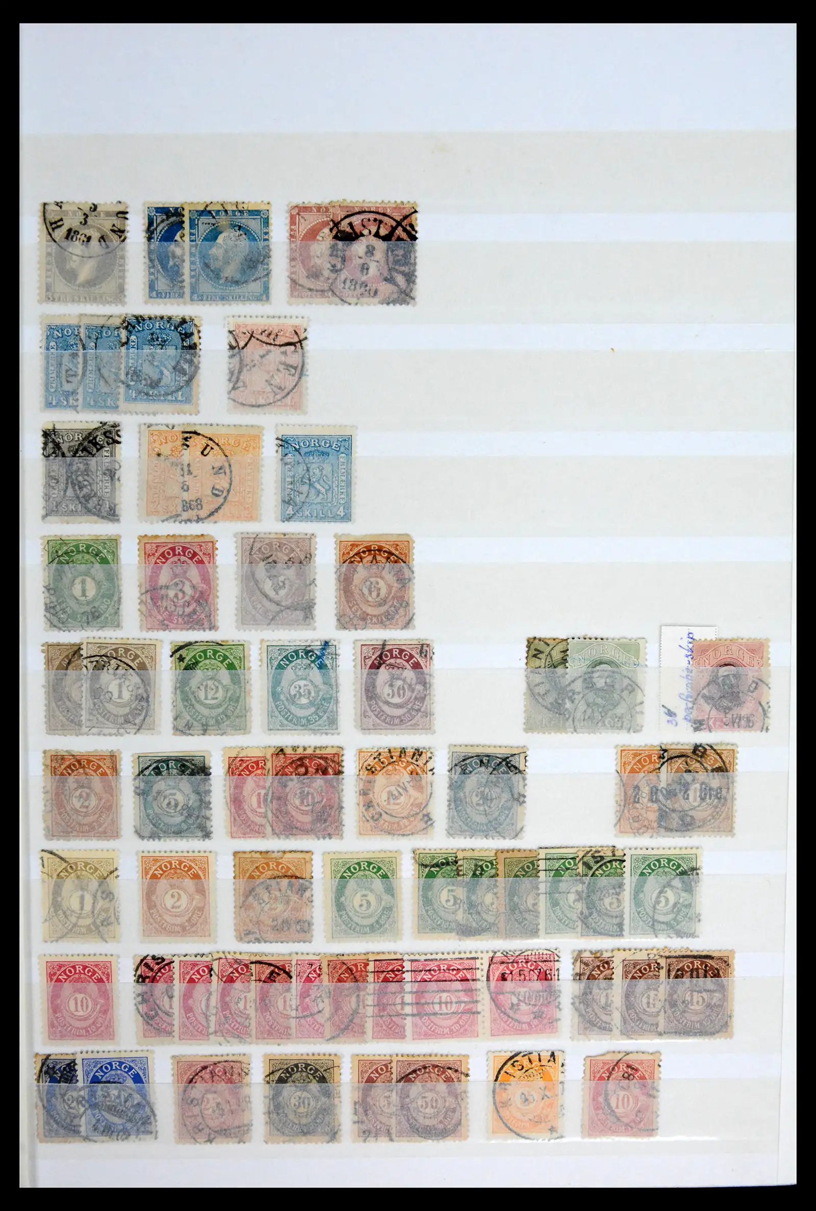 41944 0001 - Stamp collection 41944 Norway 1856-2008.