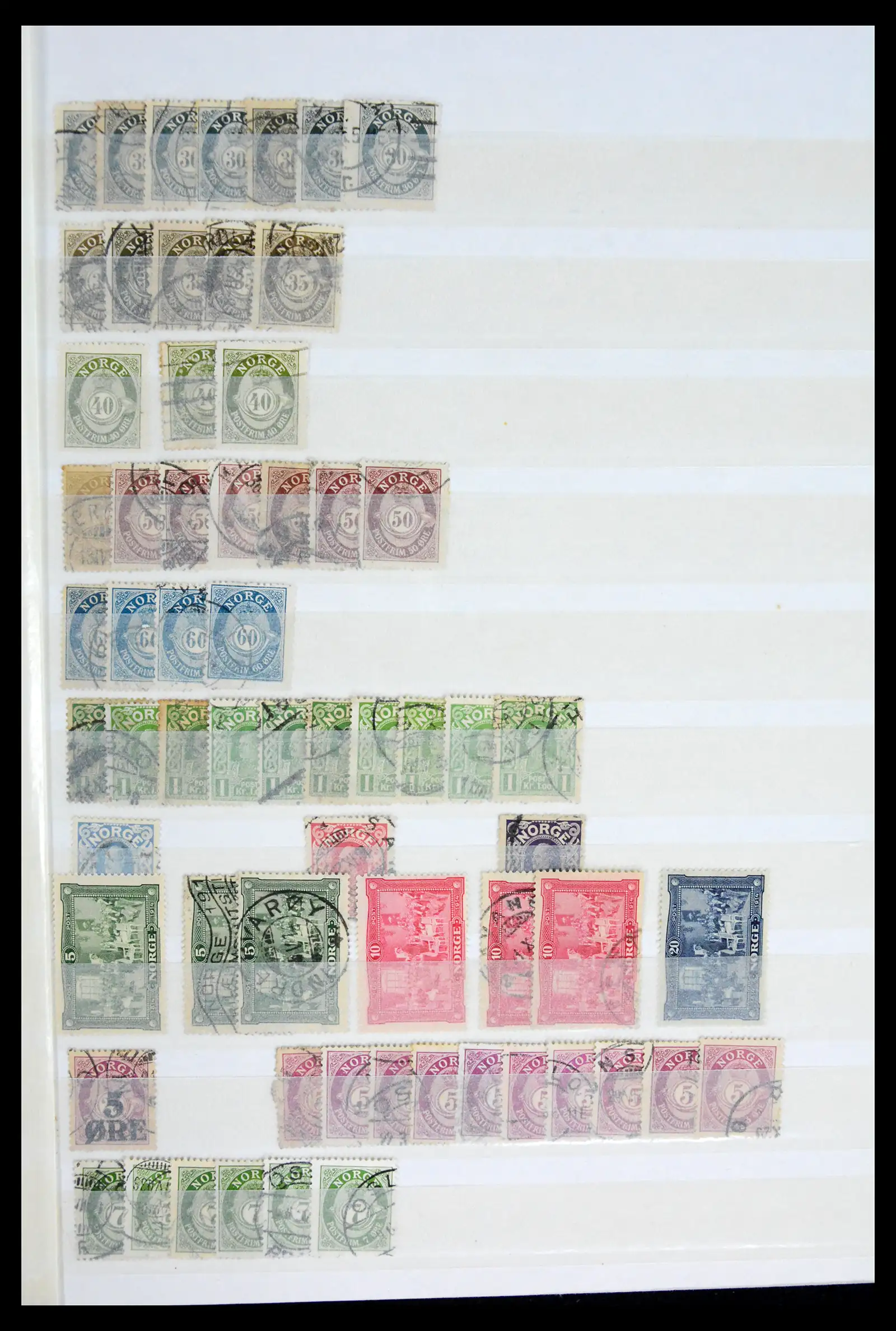 41944 0003 - Stamp collection 41944 Norway 1856-2008.