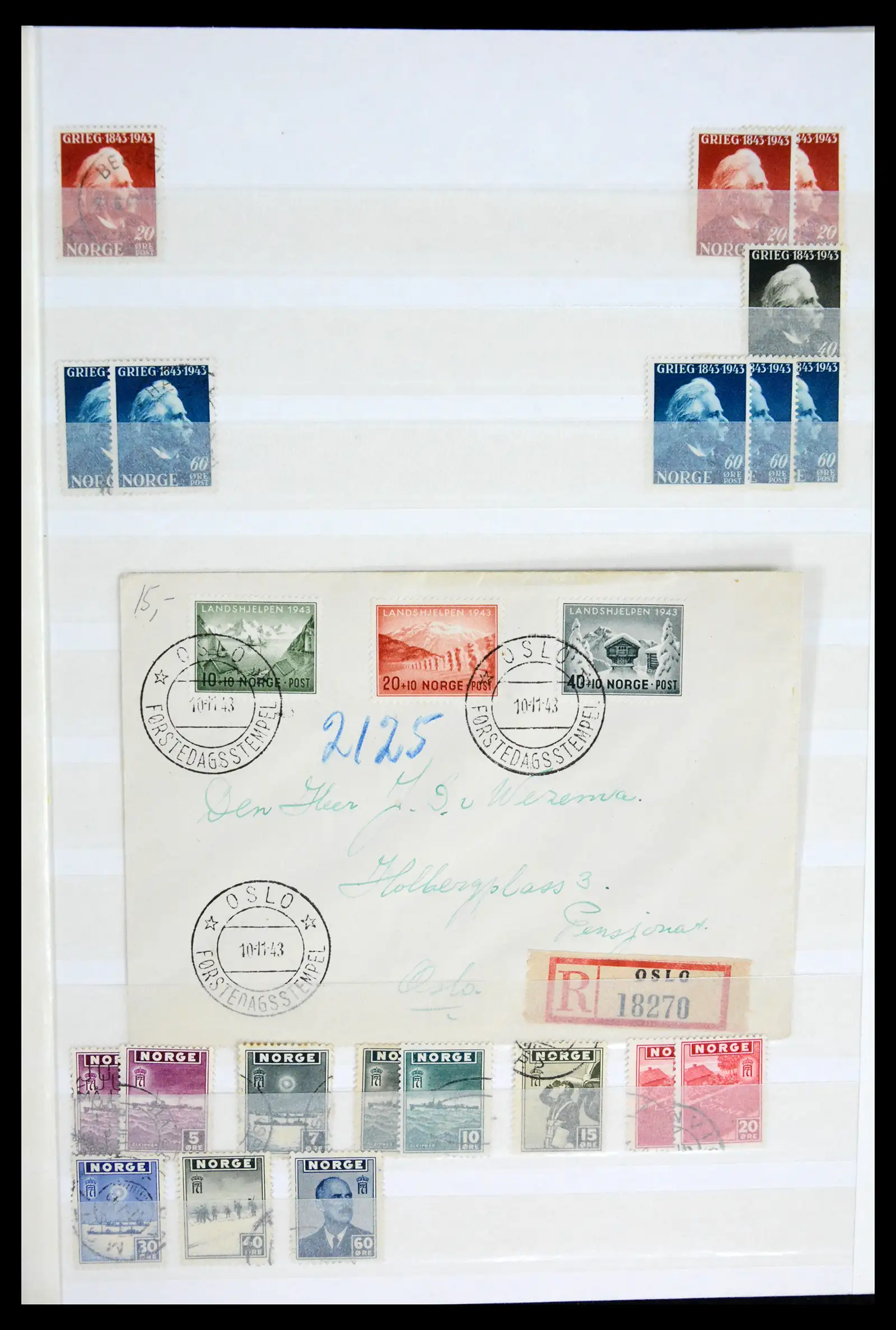 41944 0011 - Stamp collection 41944 Norway 1856-2008.