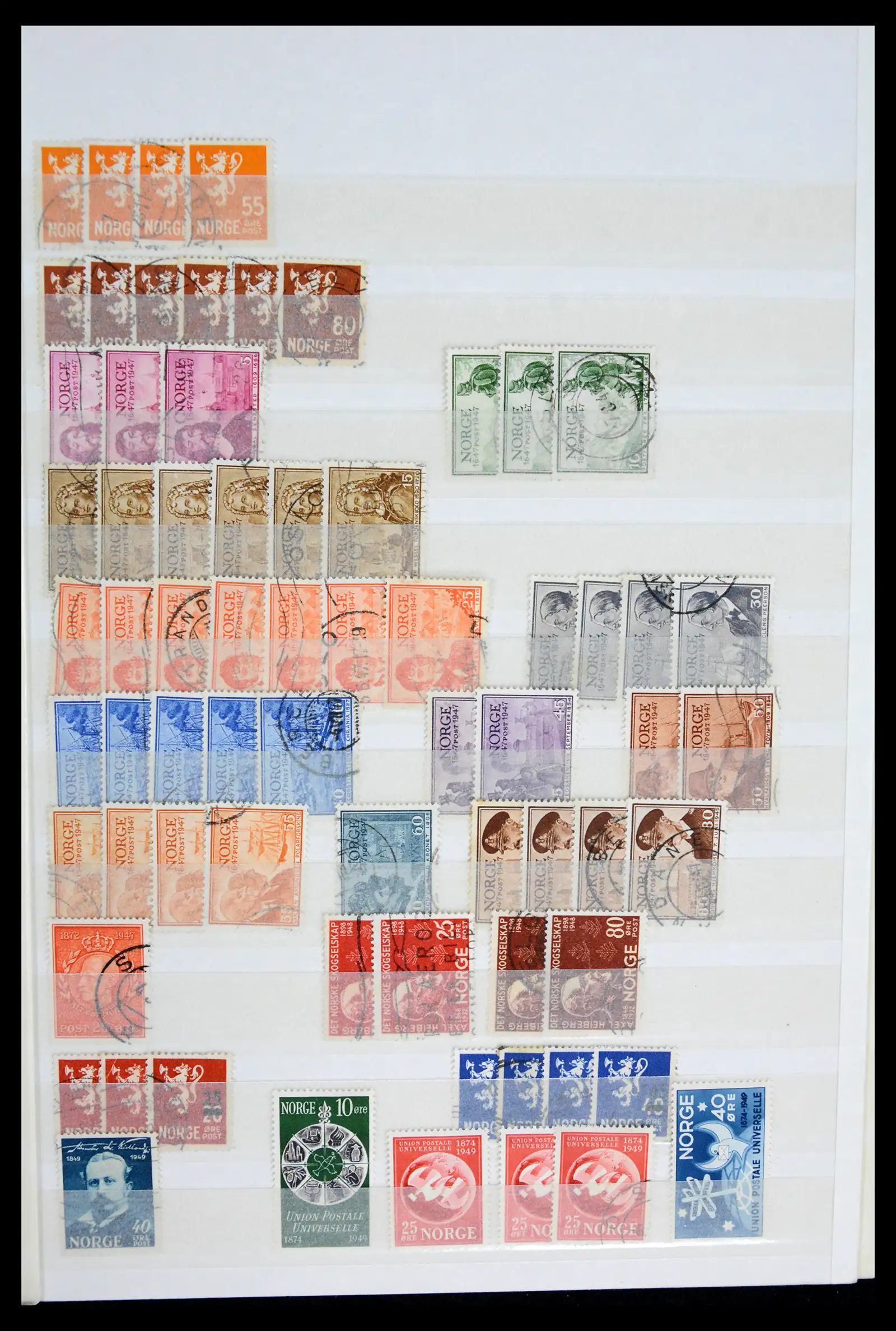 41944 0013 - Stamp collection 41944 Norway 1856-2008.