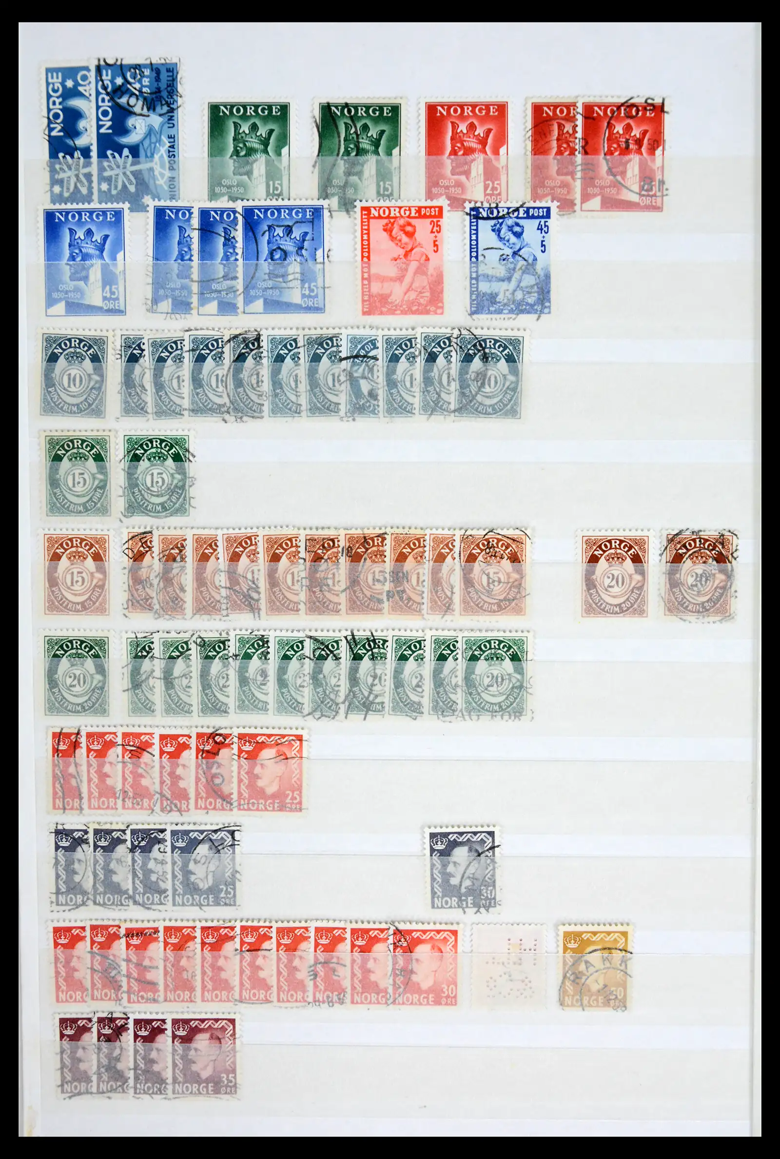 41944 0014 - Stamp collection 41944 Norway 1856-2008.