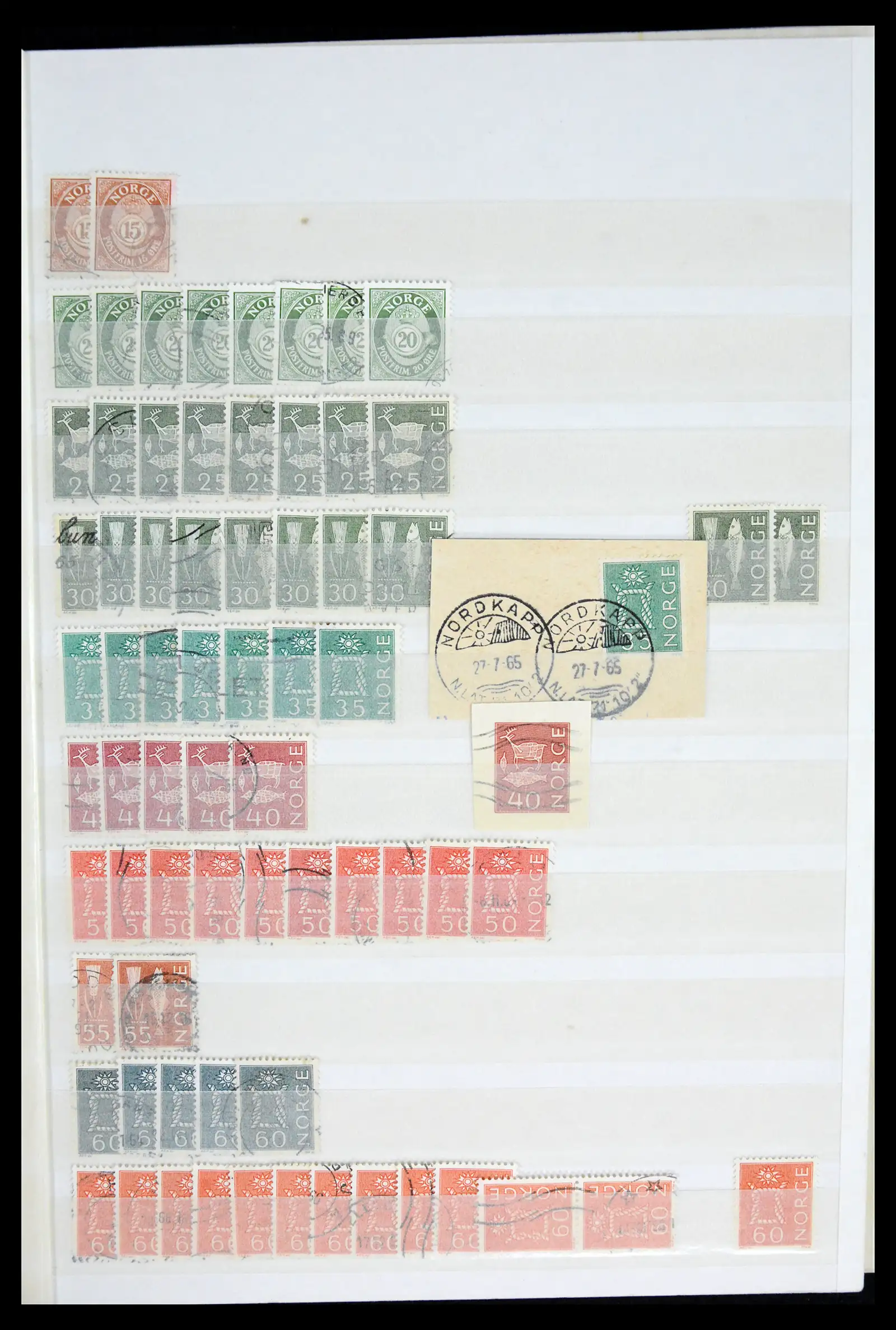 41944 0021 - Stamp collection 41944 Norway 1856-2008.