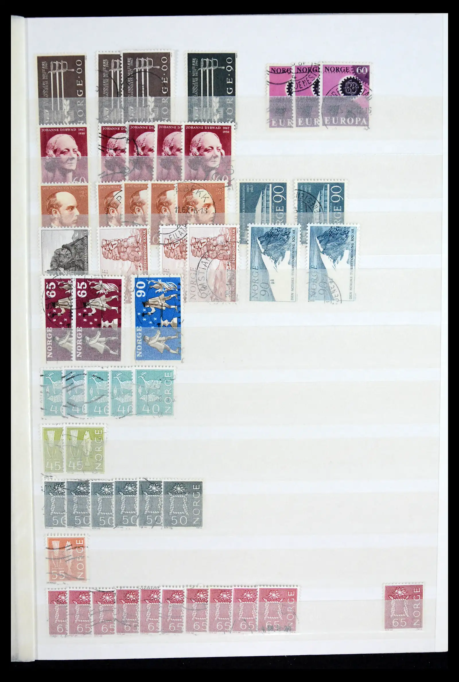 41944 0025 - Stamp collection 41944 Norway 1856-2008.