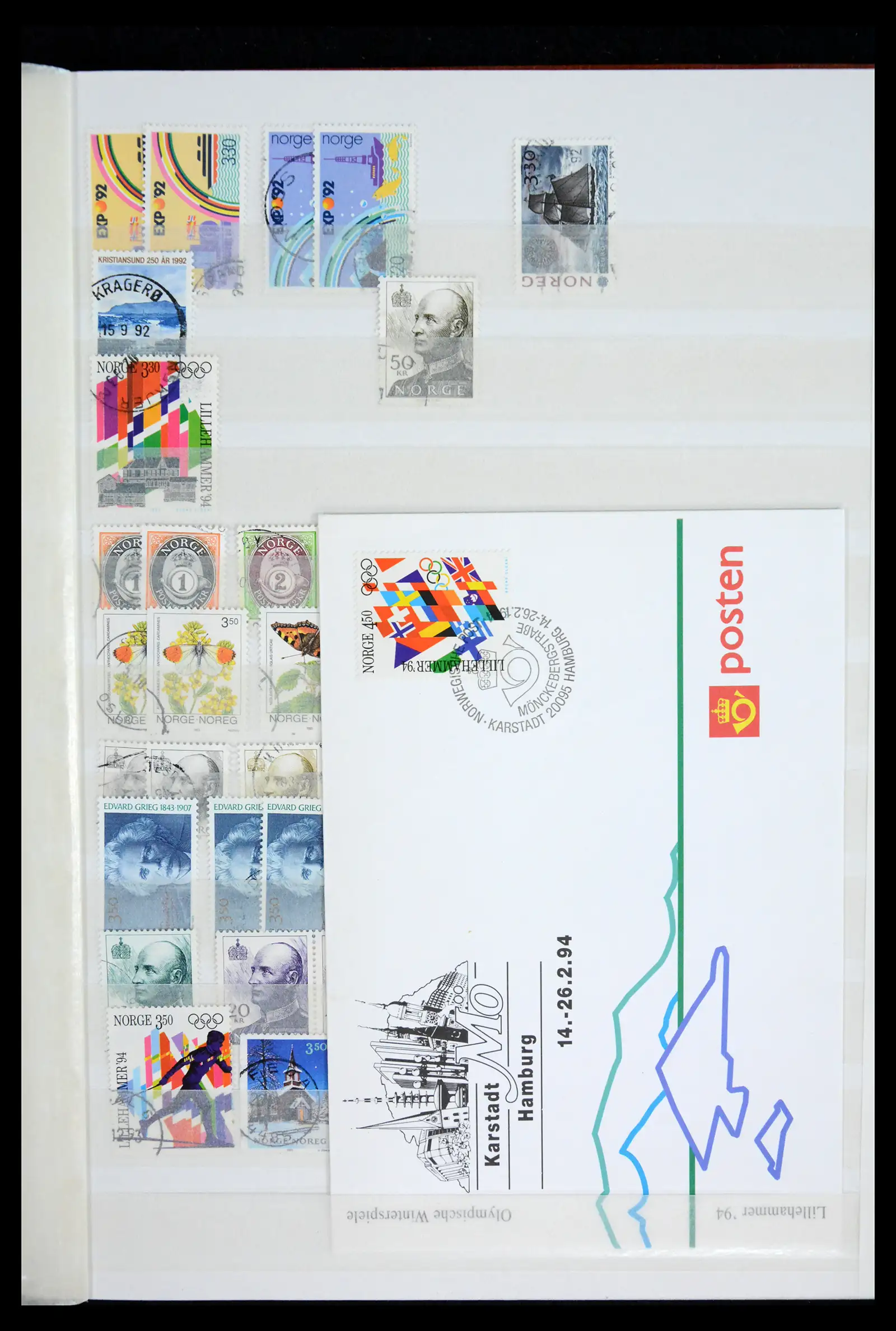 41944 0045 - Stamp collection 41944 Norway 1856-2008.