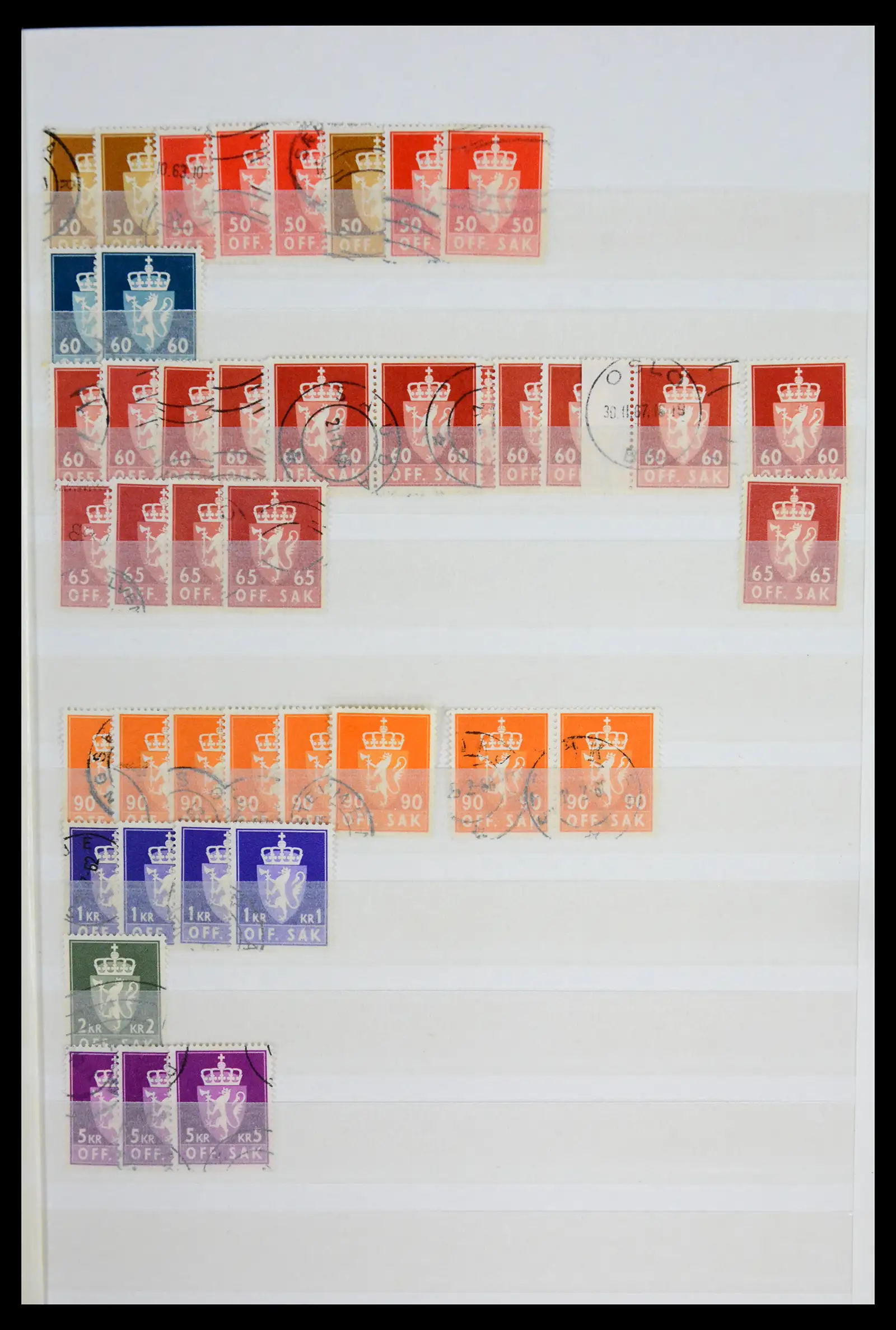 41944 0061 - Stamp collection 41944 Norway 1856-2008.