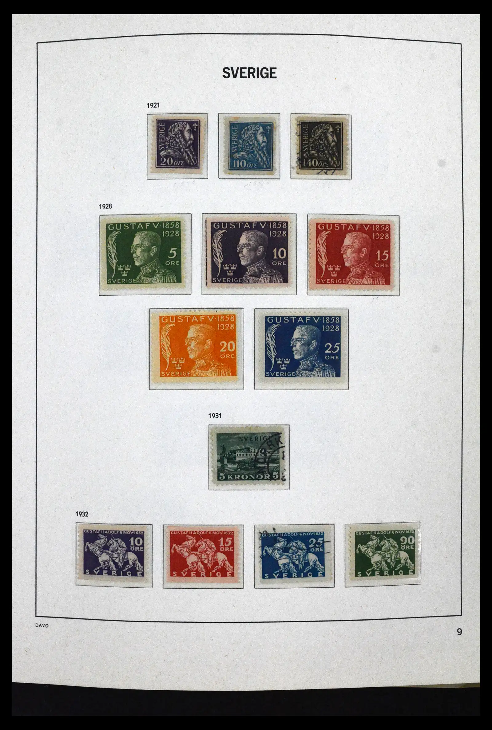 41946 0010 - Stamp collection 41946 Sweden 1855-1985.