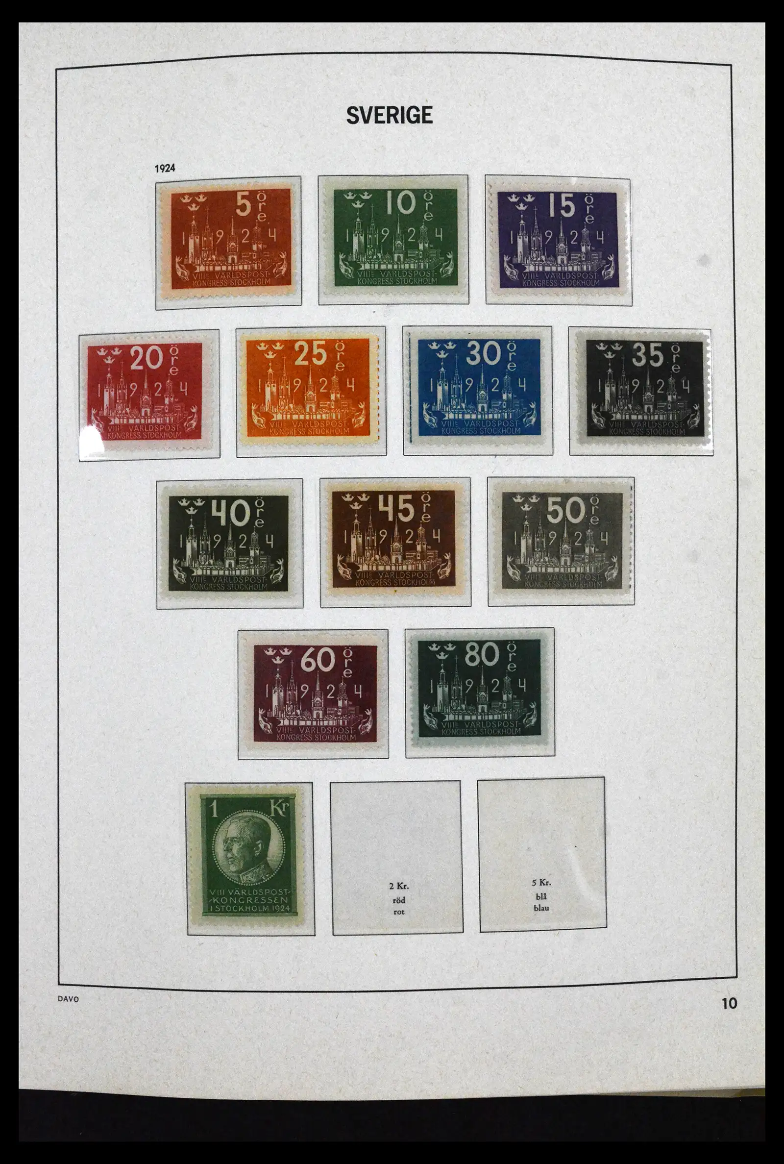 41946 0011 - Stamp collection 41946 Sweden 1855-1985.