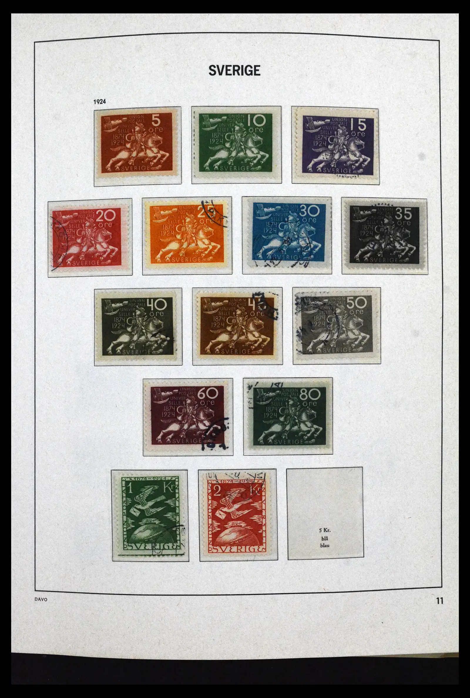 41946 0012 - Stamp collection 41946 Sweden 1855-1985.