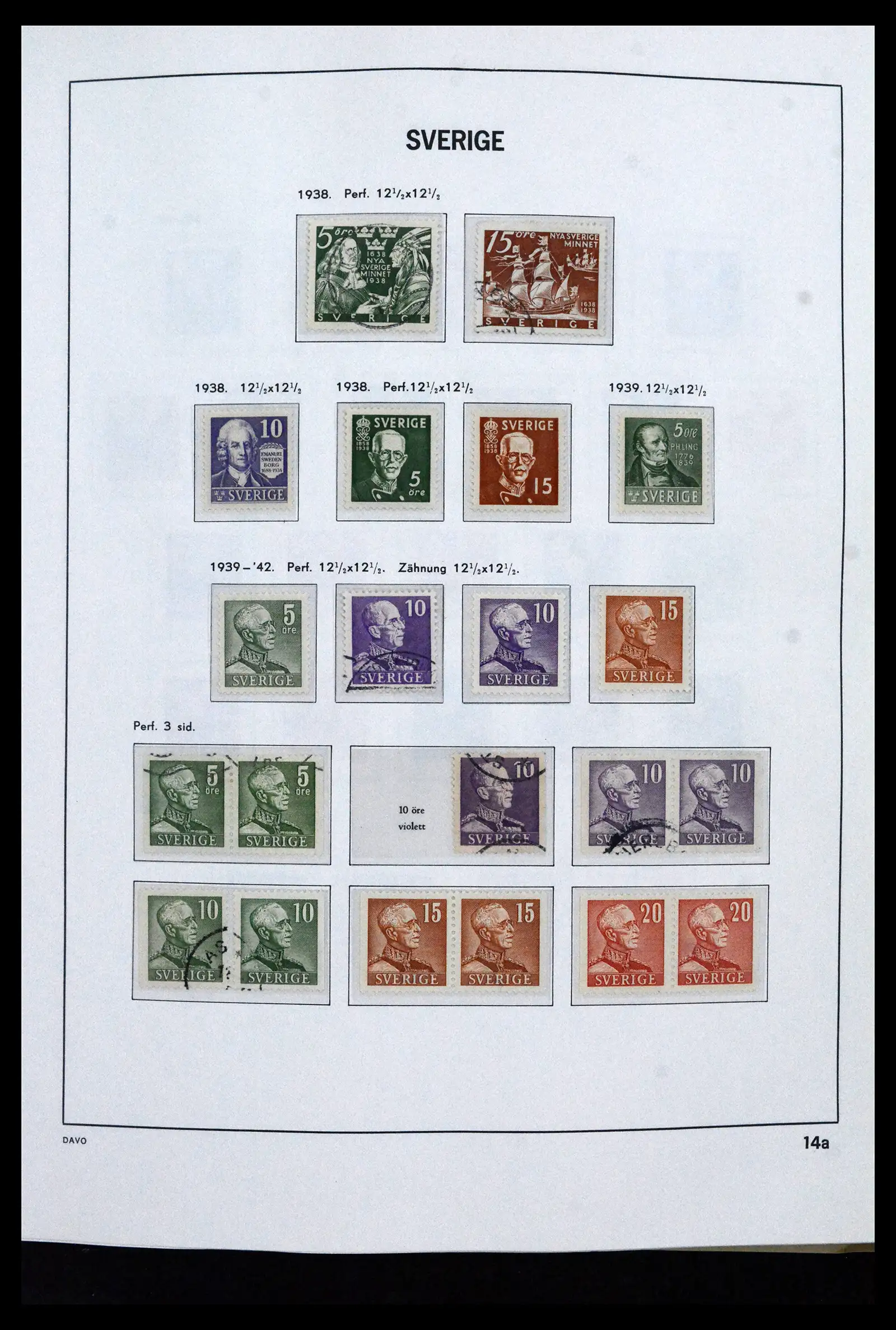 41946 0017 - Stamp collection 41946 Sweden 1855-1985.