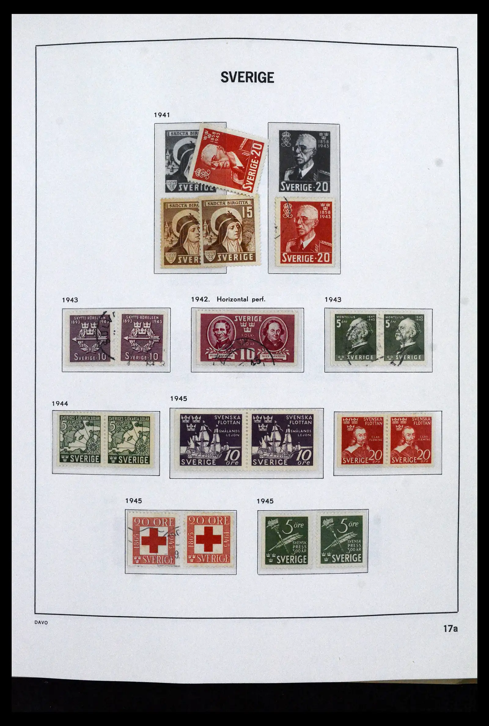 41946 0022 - Stamp collection 41946 Sweden 1855-1985.