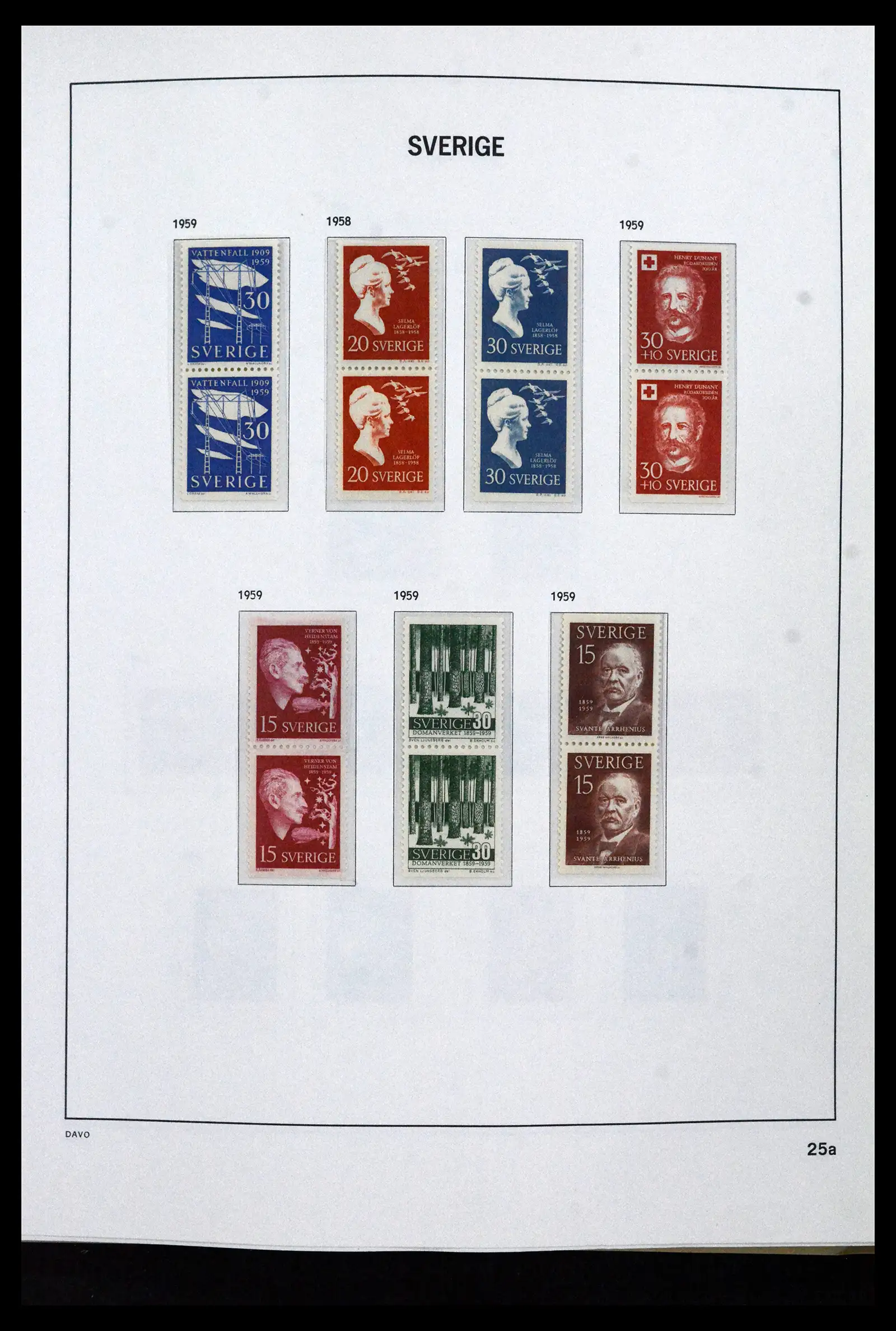 41946 0036 - Stamp collection 41946 Sweden 1855-1985.