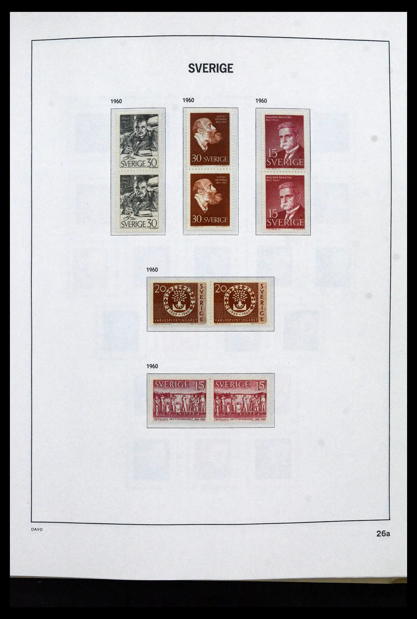 41946 0038 - Stamp collection 41946 Sweden 1855-1985.