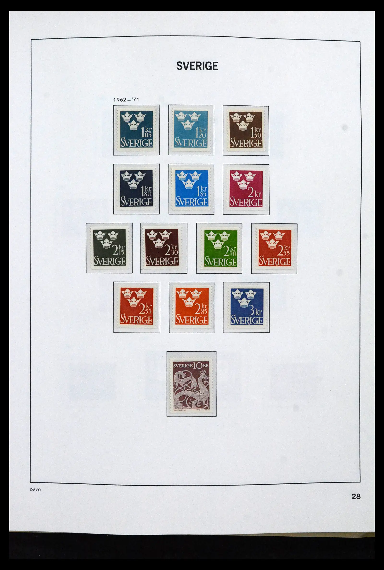 41946 0041 - Stamp collection 41946 Sweden 1855-1985.