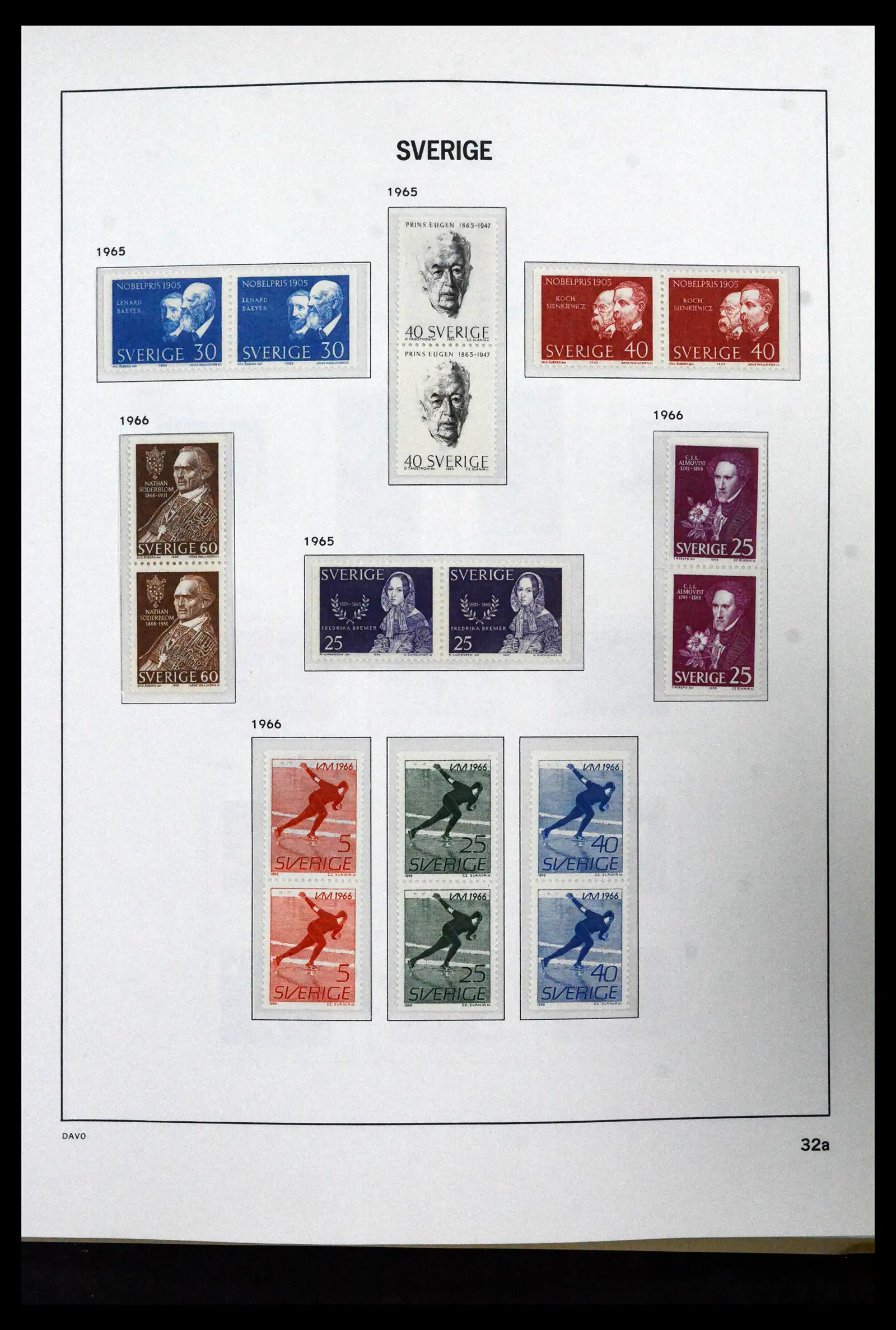 41946 0049 - Stamp collection 41946 Sweden 1855-1985.