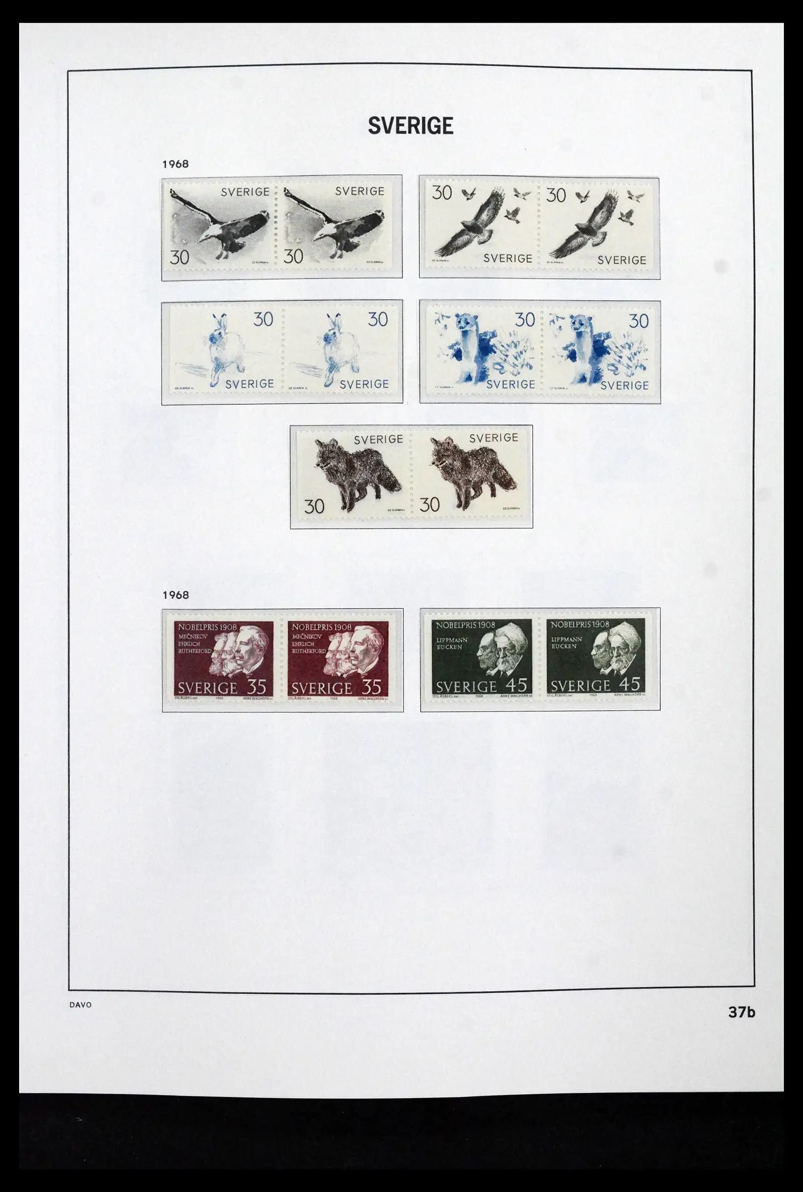 41946 0060 - Stamp collection 41946 Sweden 1855-1985.