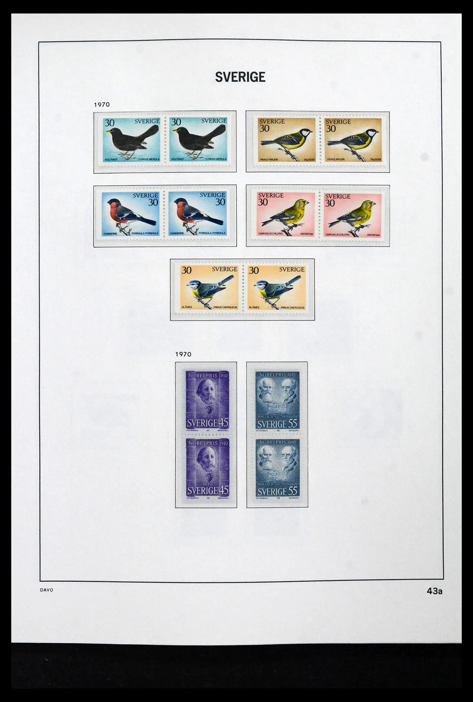 41946 0072 - Stamp collection 41946 Sweden 1855-1985.