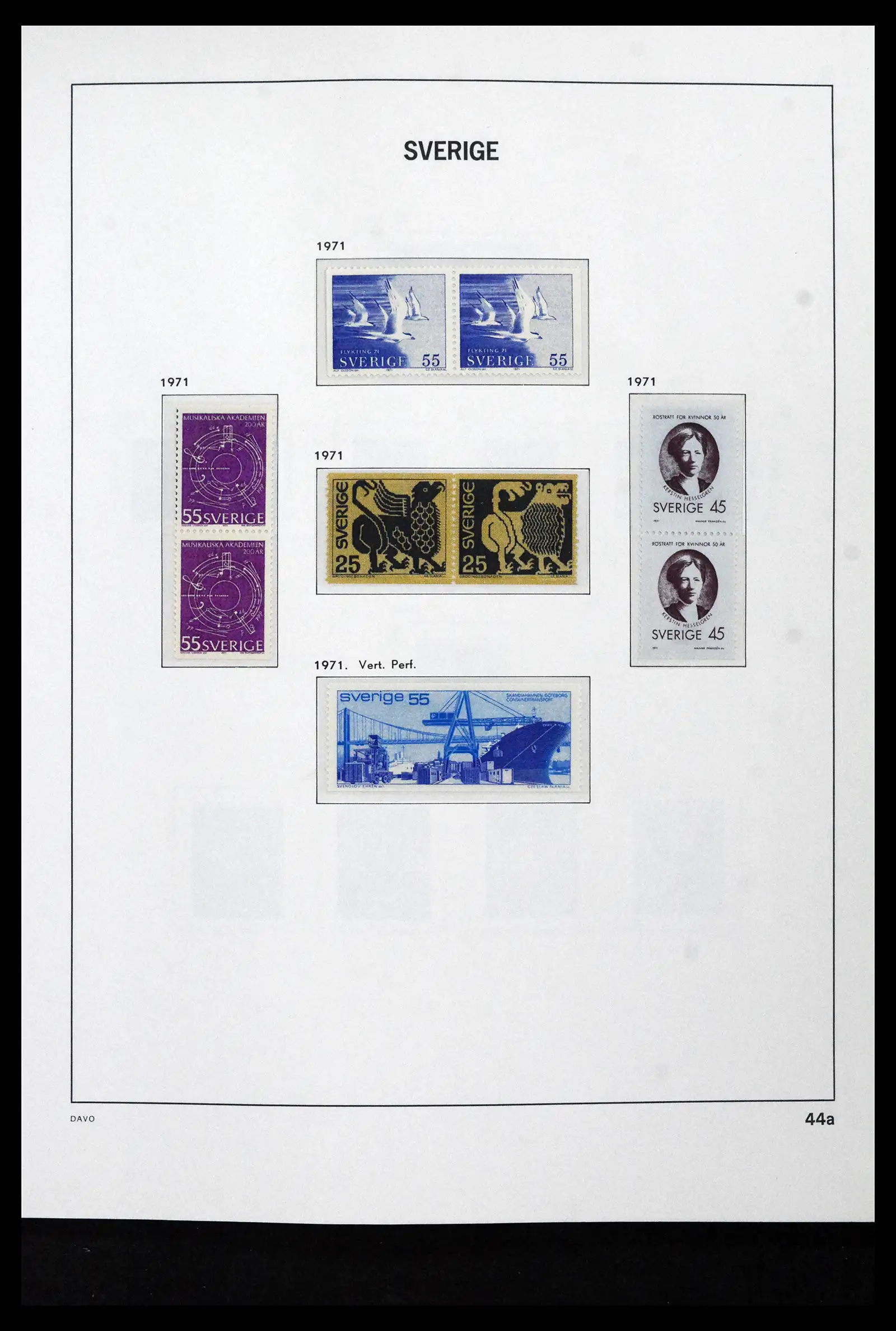 41946 0074 - Stamp collection 41946 Sweden 1855-1985.
