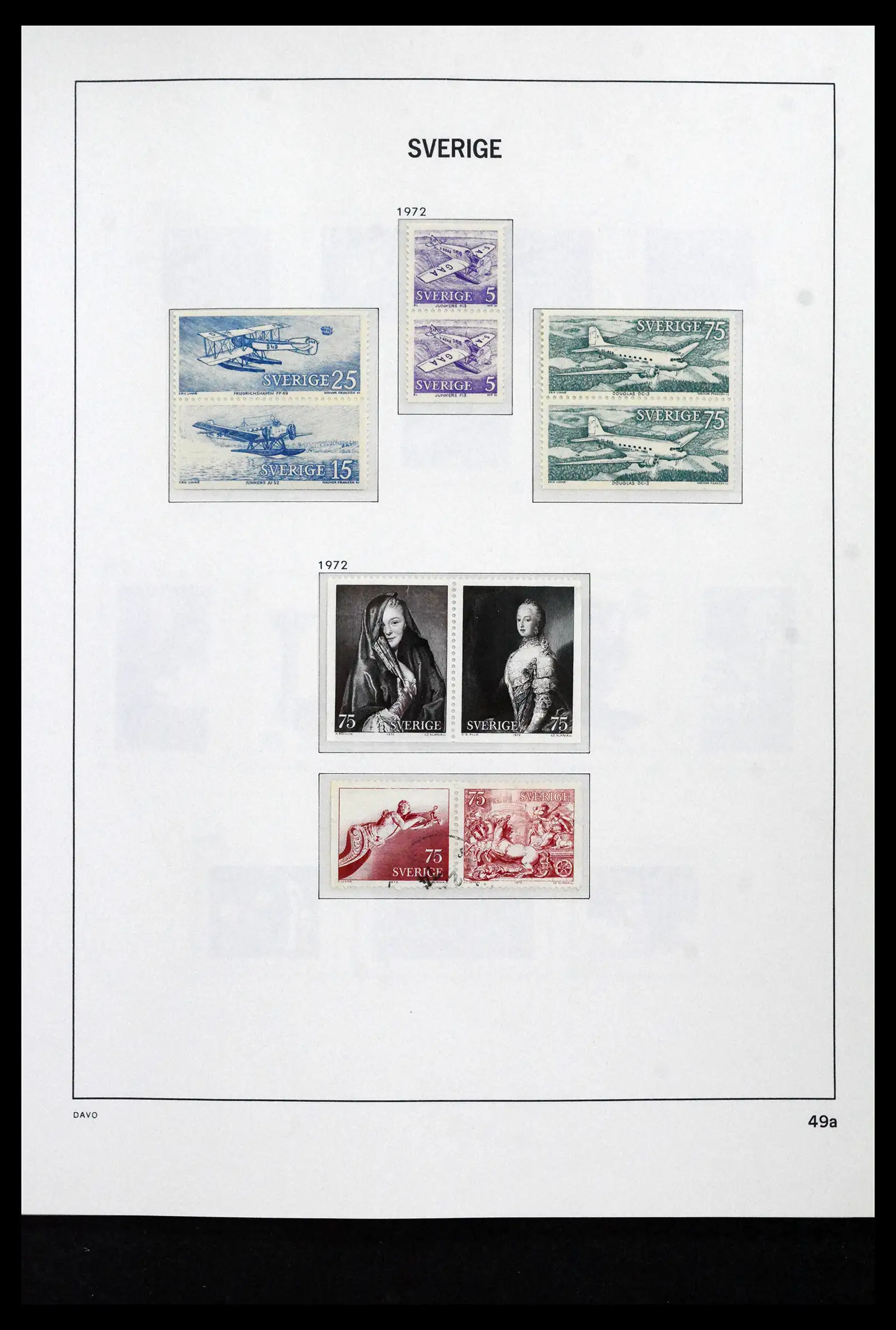 41946 0083 - Stamp collection 41946 Sweden 1855-1985.